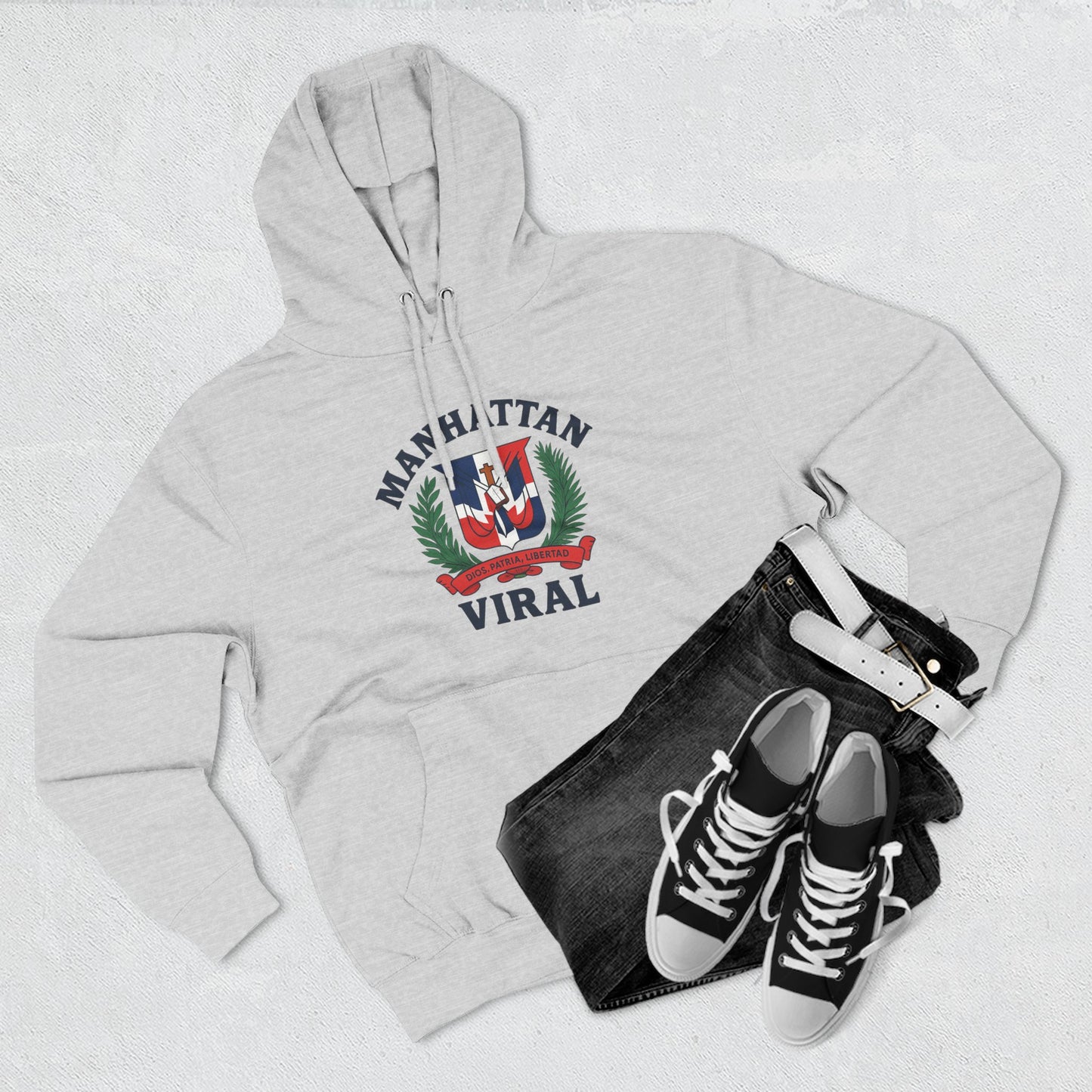Dominican Viral Fleece Hoodie - Urban Style, Cozy Sweatshirt, Casual Wear, Street Fashion, Gift for Her/Him, Unique Graphic Hoody New Arrival