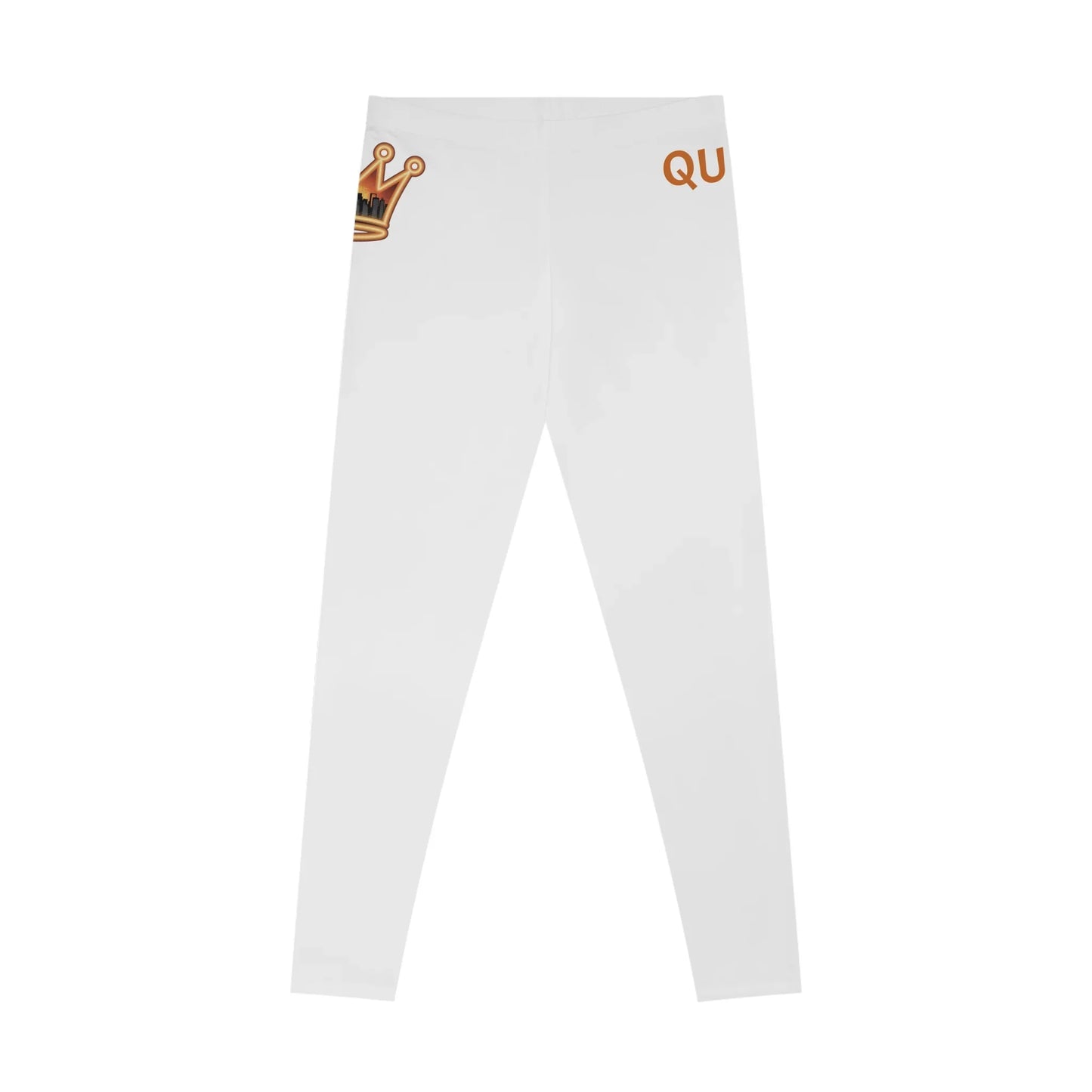 Queen Crown Stretchy Leggings - Comfortable Yoga Pants for Queens, Fitness Apparel, Casual Wear, Gift for Her, Trendy Leggings - Manhattan Viral
