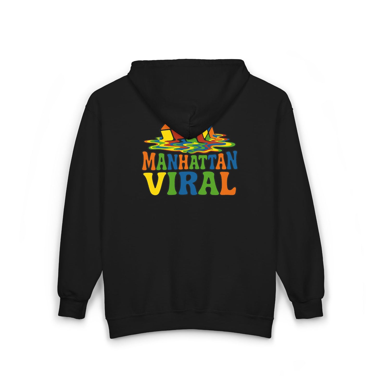 Rubic manhattan Statement Zip Hoodie, Cozy Unisex Sweatshirt for Everyday Wear, Gift for Friends, Streetwear - New Arrival