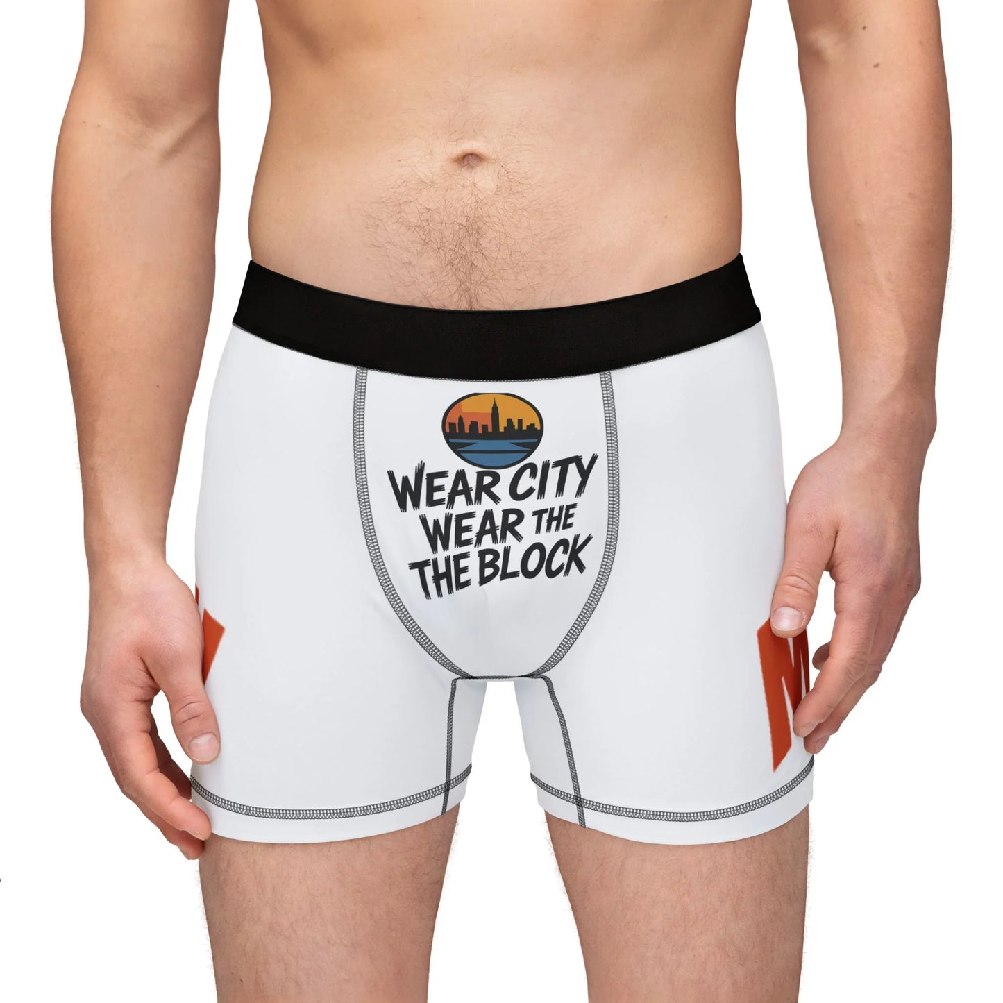 Rep Your City Men's Boxers - Fun City Vibe | Unique Urban Wear | Perfect Gift for Him | Casual Comfort | Holiday Essentials | City Life Inspired - Manhattan Viral