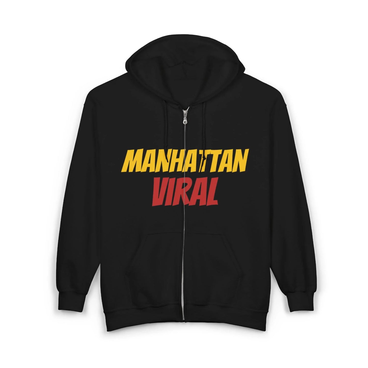 Midtown Hustle Heavy Blend™ Full Zip Hooded Sweatshirt - Manhattan Viral