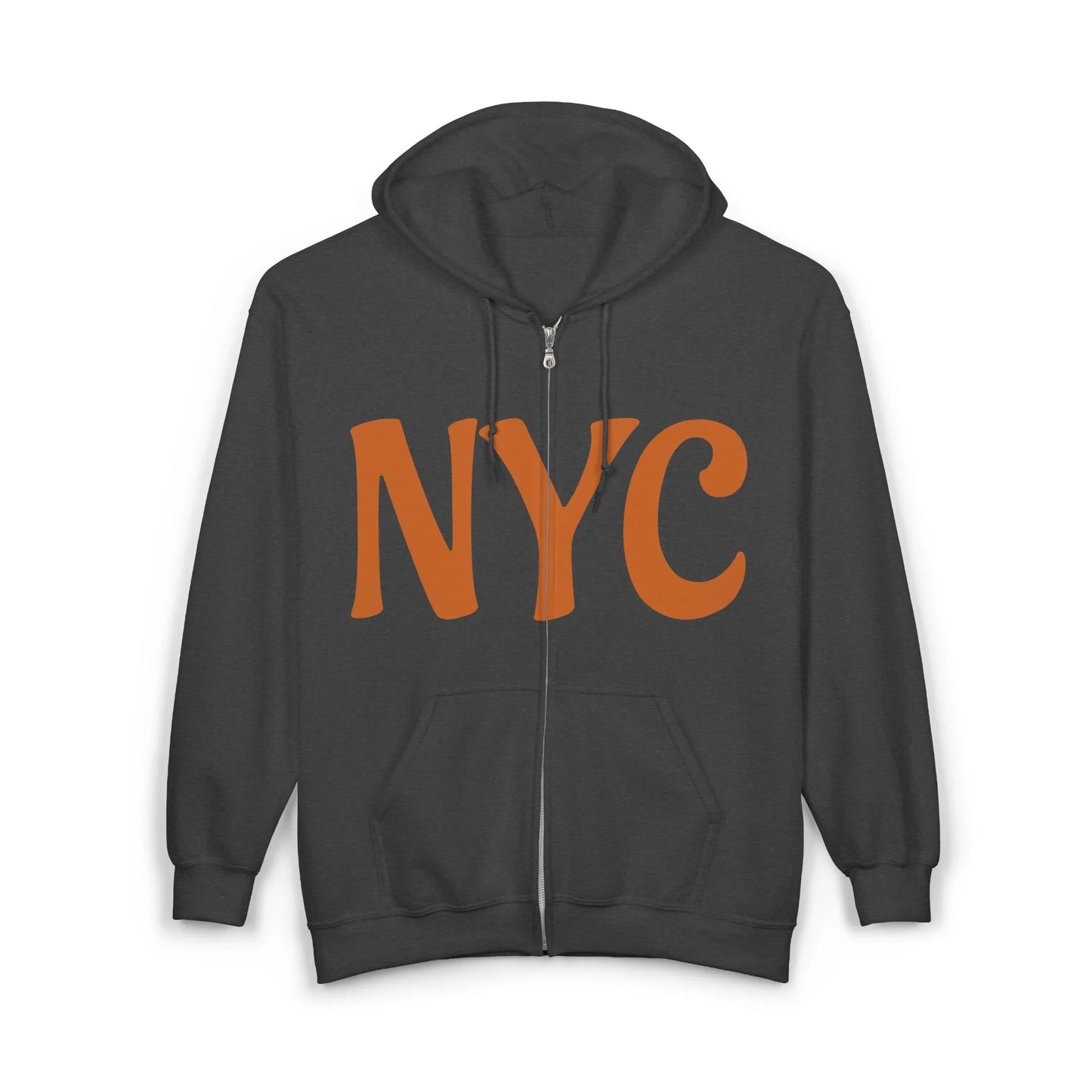 NYC Wear the City Heavy Blend™ Full Zip Hooded Sweatshirt, Cozy Urban Zip-Up, Gifts for City Lovers, Perfect for Casual Outings, Travel Essentials - Manhattan Viral
