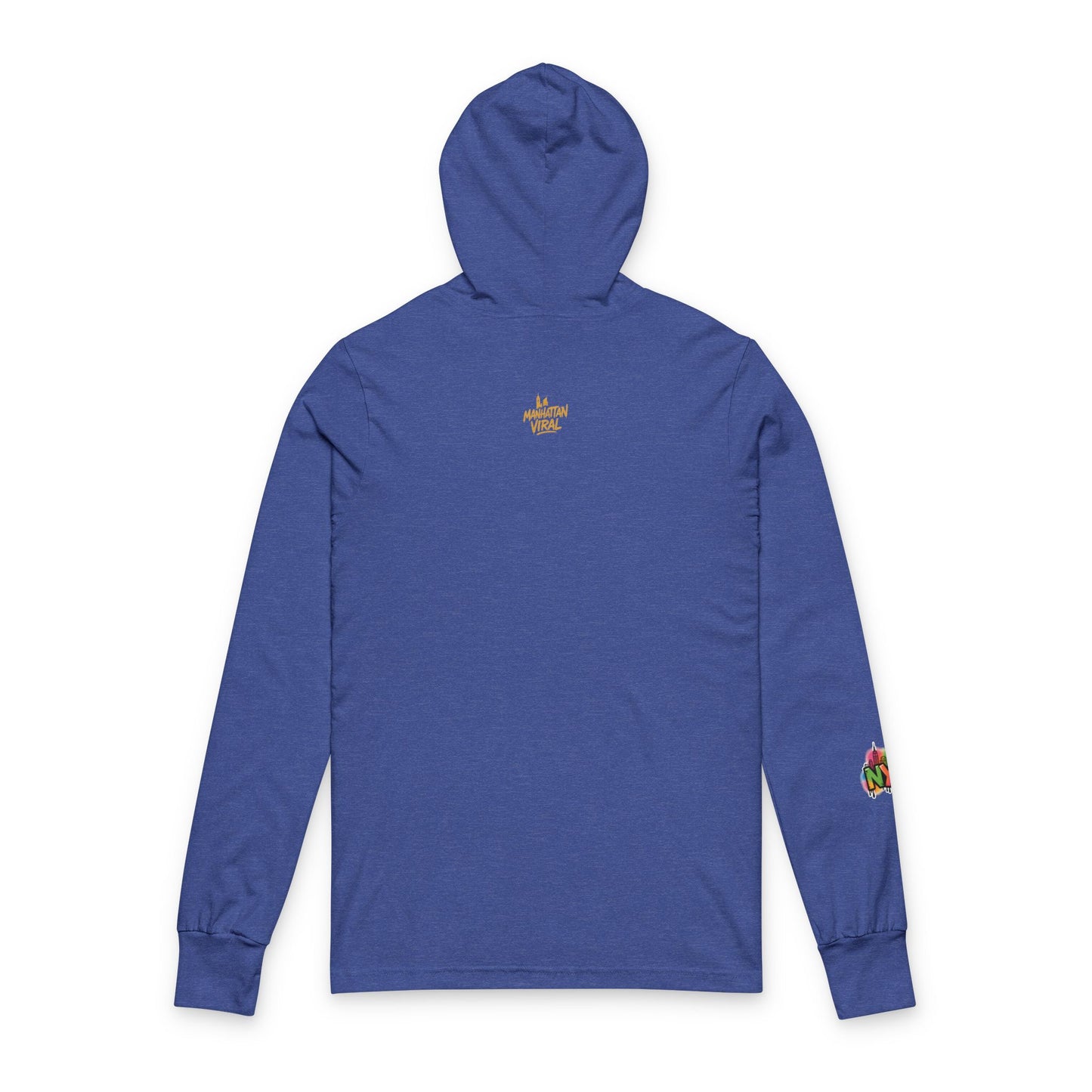Viral Shield Of Honor Hooded Long Sleeve Tee for Everyday Adventures, Personalized Gift, Family Gatherings, NYC streetwear