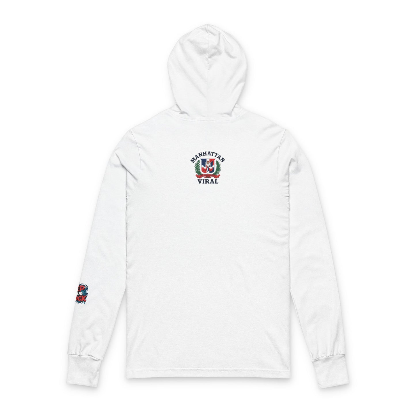 Dominican Samurai Hoodie, Unisex Hooded Long Sleeve Tee, Casual Wear, Streetwear, Geek Culture Merch, Gift for Him/Her, Stylish Layering Top