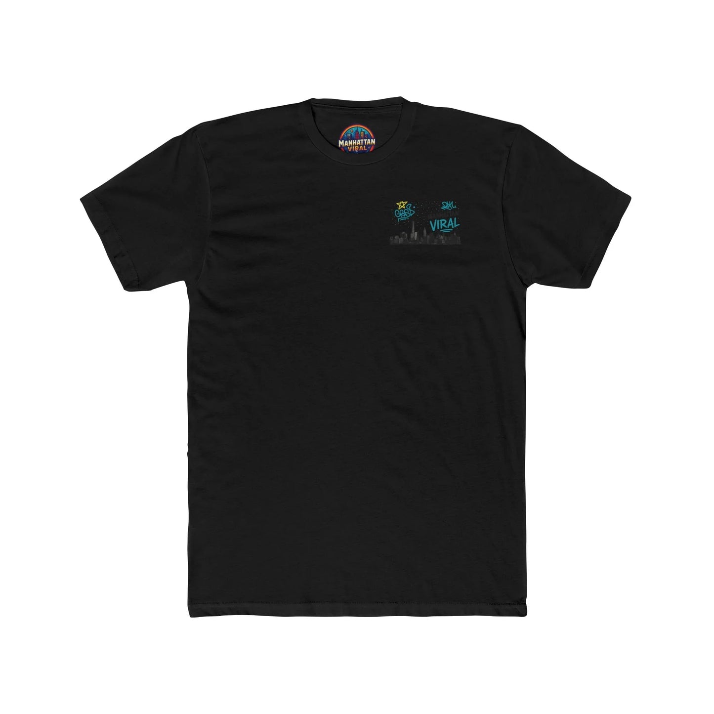 Uptown Shift Viral Cityscape Tee - Trendy Cotton T-Shirt for Casual Wear, Gifts for Friends, TikTok Fans, Urban Style, Everyday Comfort - Manhattan Viral