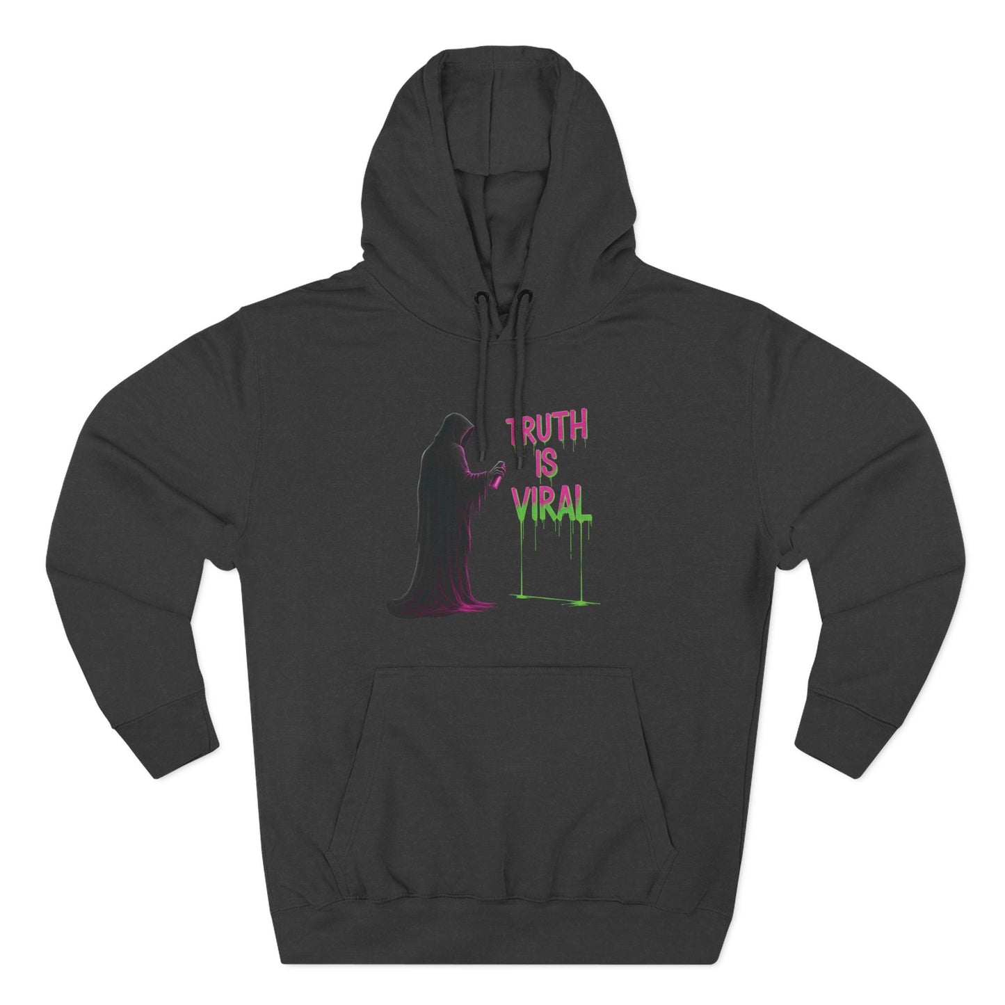 Viral Reaper Three-Panel Cotton Fleece Hoodie