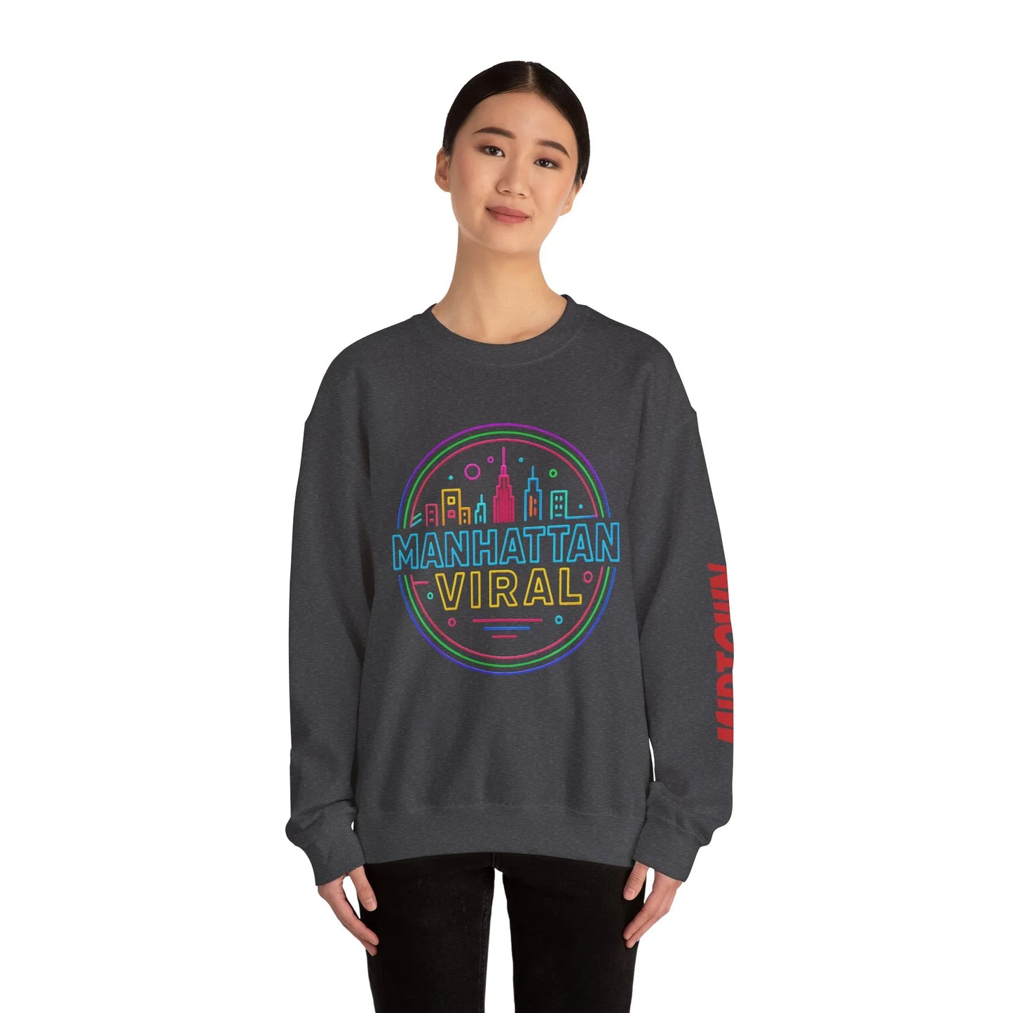 Midtown Heavy Blend™ Crewneck Sweatshirt - New Arrival - Manhattan Viral