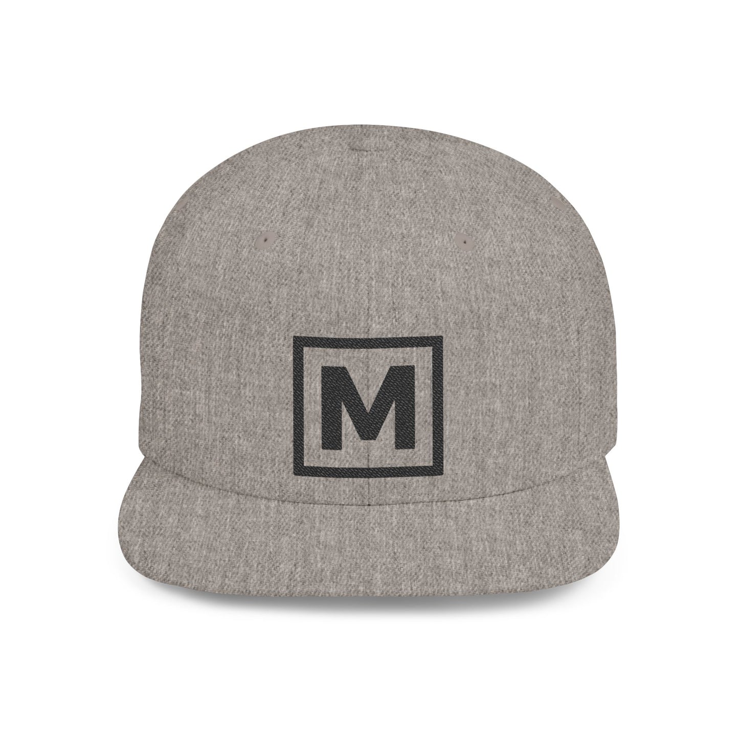 MV Medallion Viral Flat Bill Snapback Cap, Trendy Baseball Hat for Casual Outings, Gift for Dads, Graduations, Streetwear - Manhattan Viral