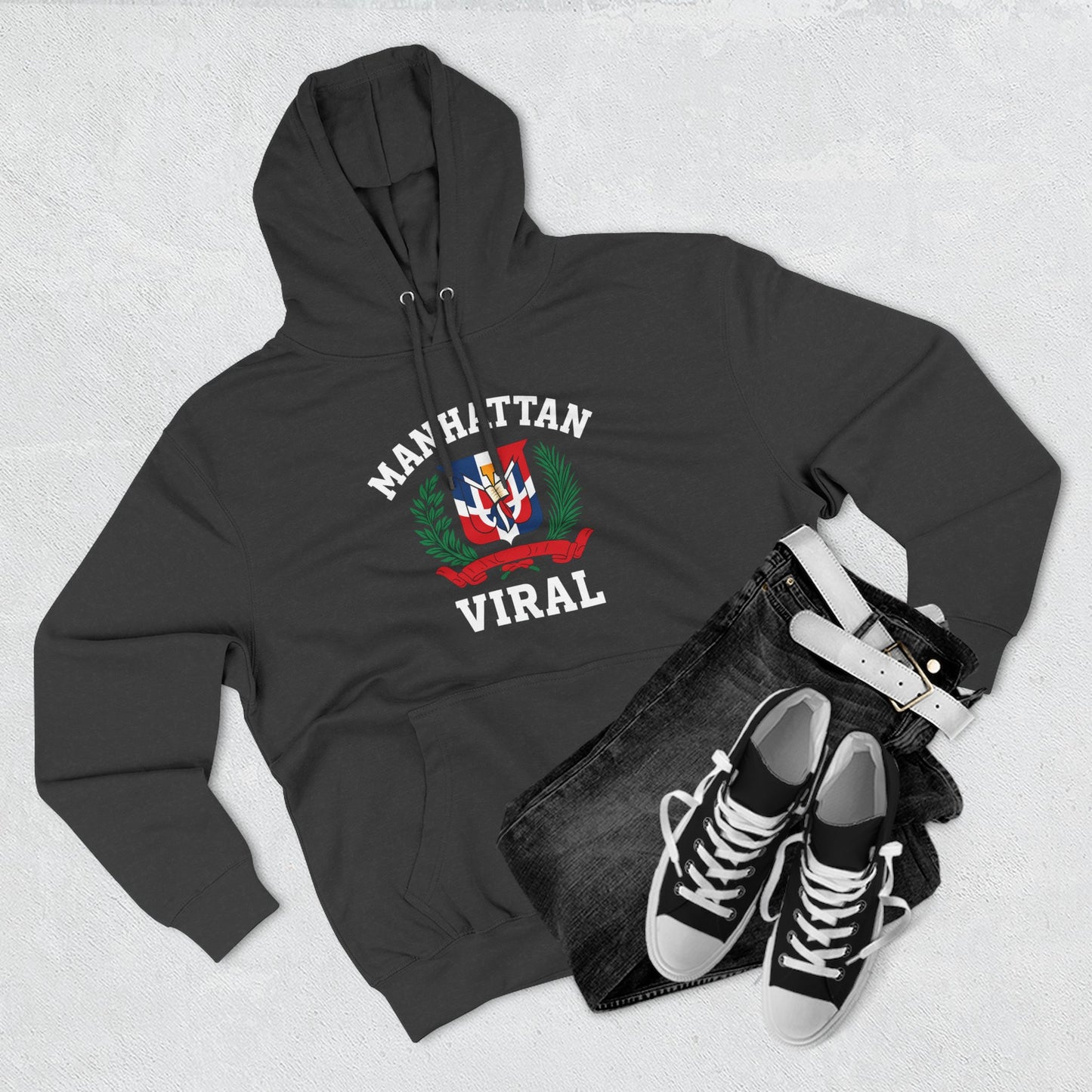 Dominican Viral Fleece Hoodie - Urban Style, Cozy Sweatshirt, Casual Wear, Street Fashion, Gift for Her/Him, Unique Graphic Hoody New Arrival