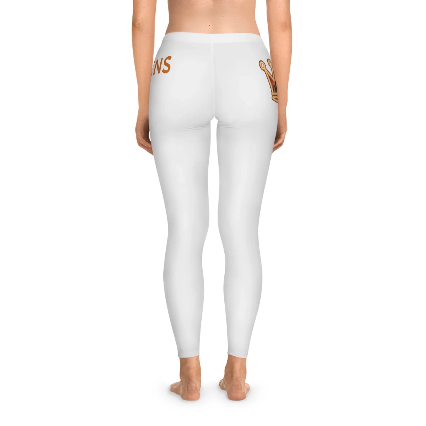 Queen Crown Stretchy Leggings - Comfortable Yoga Pants for Queens, Fitness Apparel, Casual Wear, Gift for Her, Trendy Leggings - Manhattan Viral