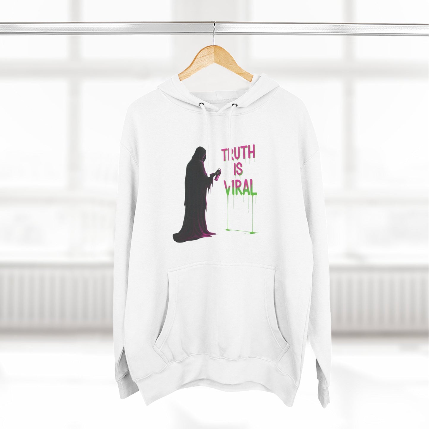 Viral Reaper Three-Panel Cotton Fleece Hoodie