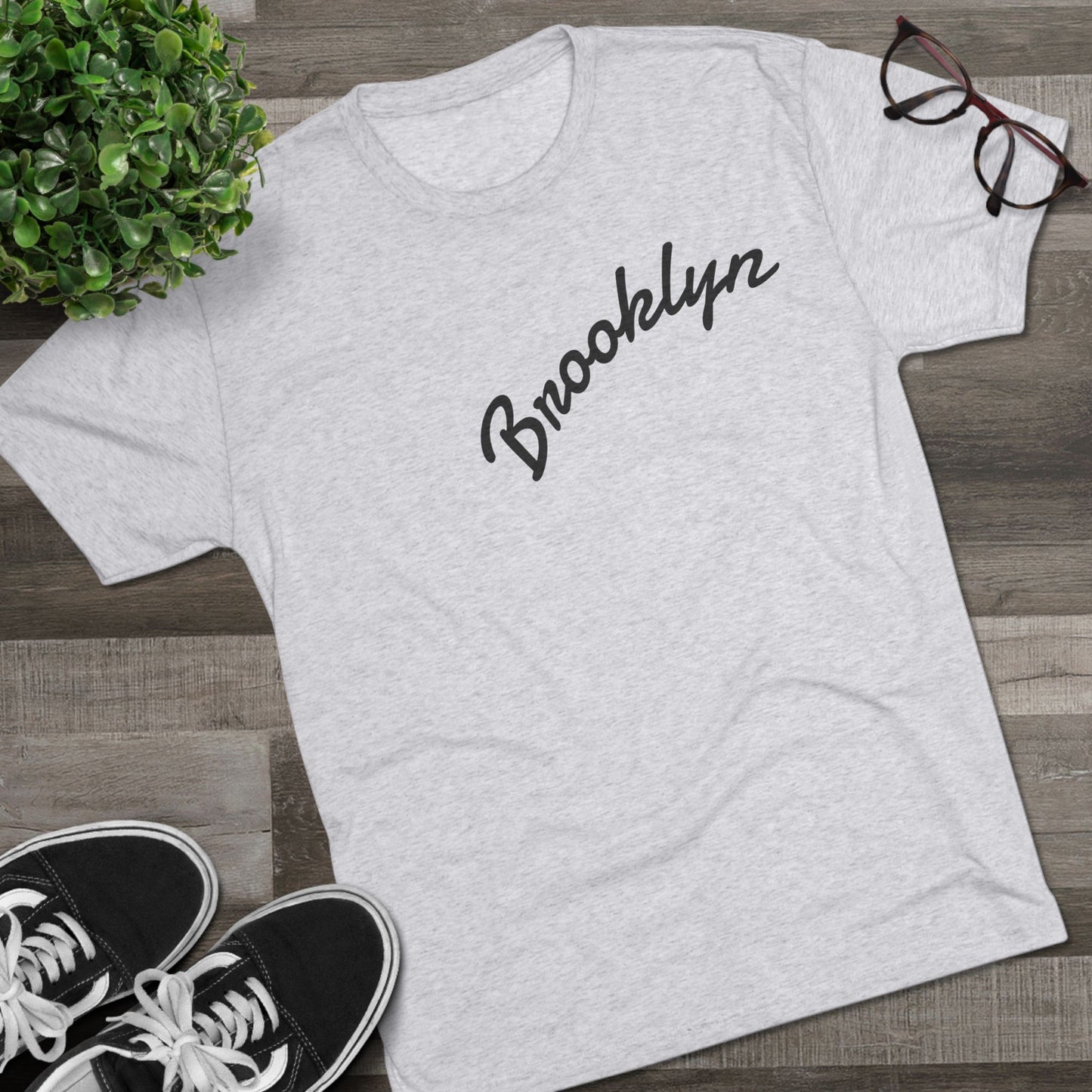 Brooklyn Grind Vibes Crew Tee - Urban Style, Casual Fashion, NYC Streetwear, Gift for Trendsetters, Music Lovers, Travel Enthusiasts