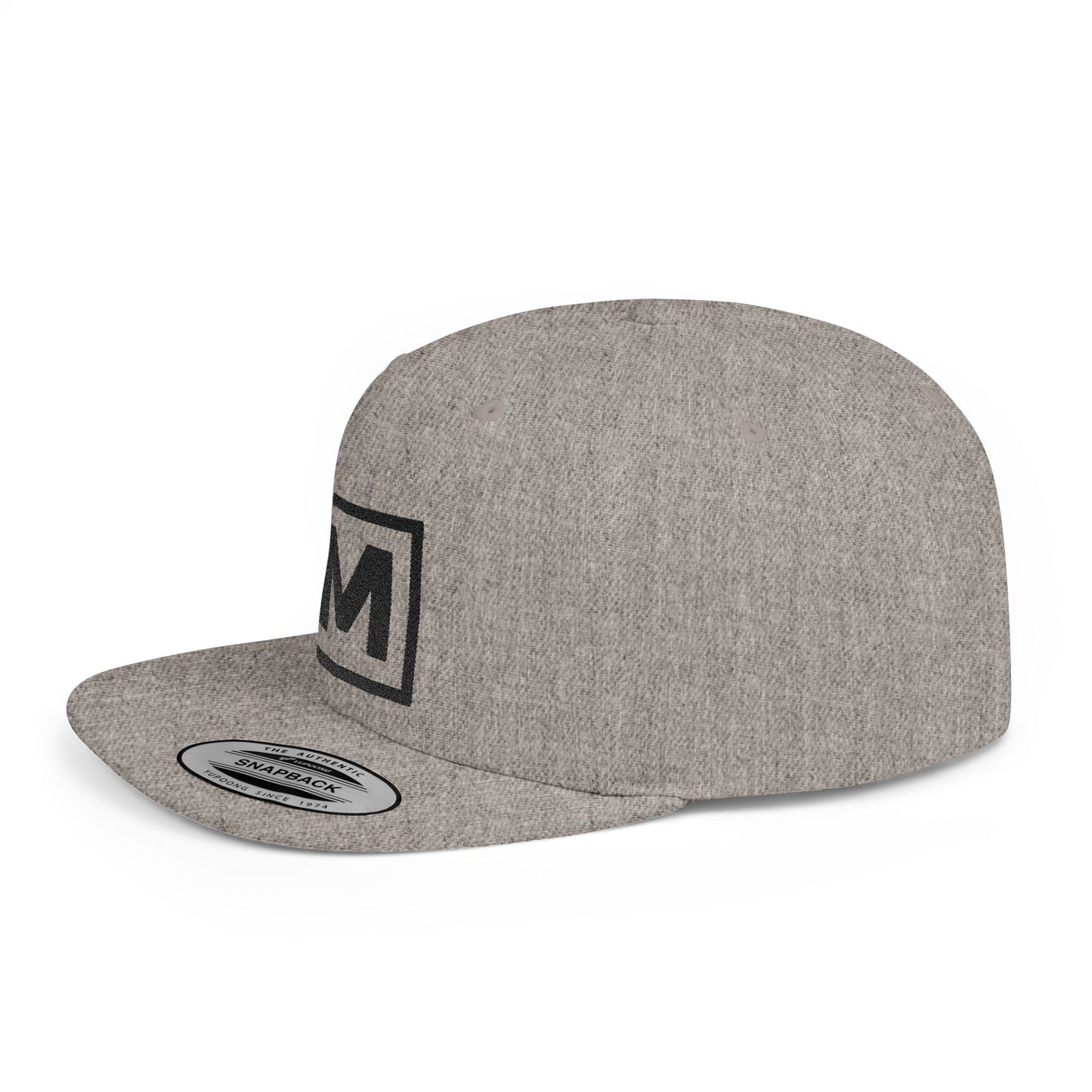 MV Medallion Viral Flat Bill Snapback Cap, Trendy Baseball Hat for Casual Outings, Gift for Dads, Graduations, Streetwear - Manhattan Viral
