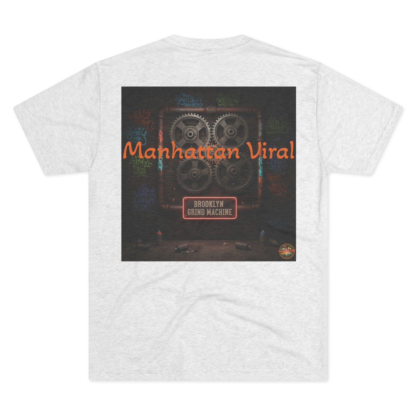 Brooklyn Grind Vibes Crew Tee - Urban Style, Casual Fashion, NYC Streetwear, Gift for Trendsetters, Music Lovers, Travel Enthusiasts