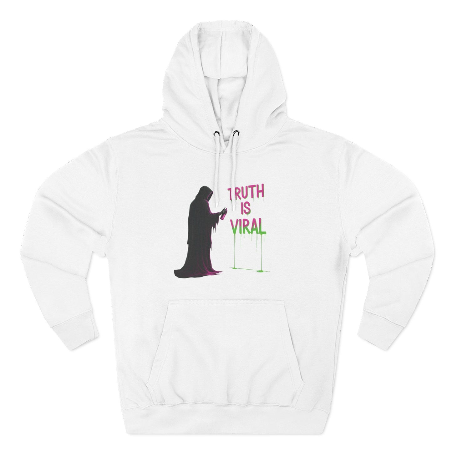 Viral Reaper Three-Panel Cotton Fleece Hoodie