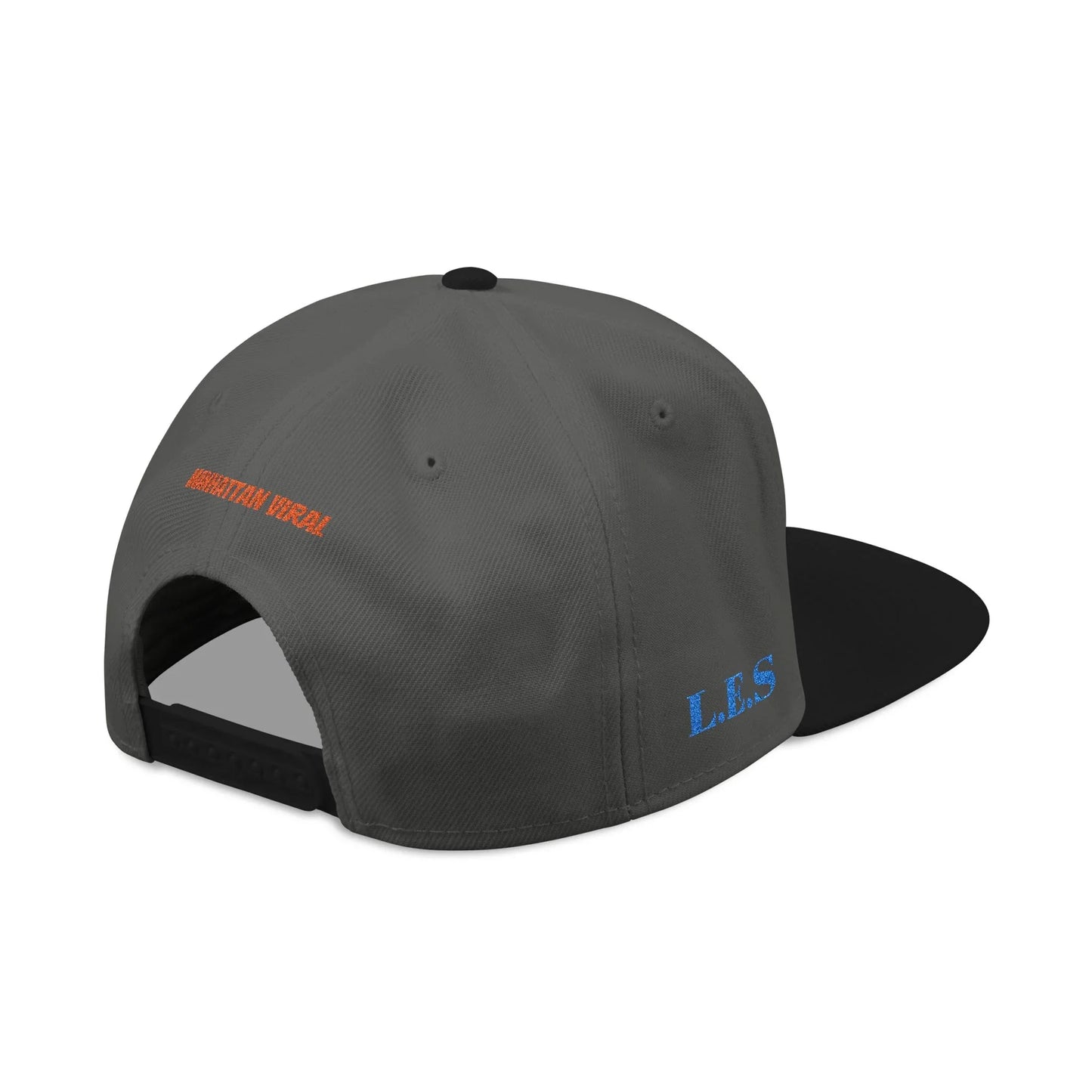 L.E.S Viral Snapback Cap, Trendy Embroidered Hat for Streetwear, Gift for Teenagers, Festivals, Cool Casual Style - Manhattan Viral