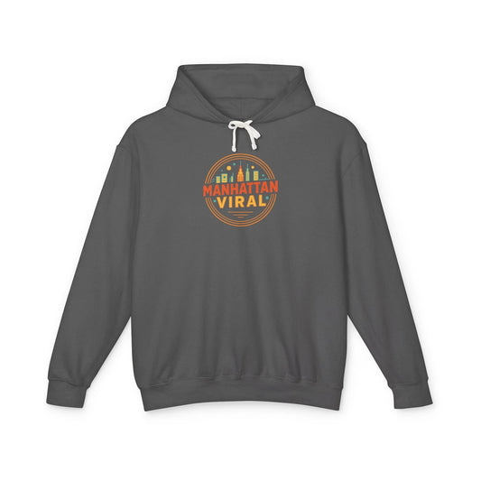 Skull City Hoodie - NYC Urban Edge Streetwear - S - Grey