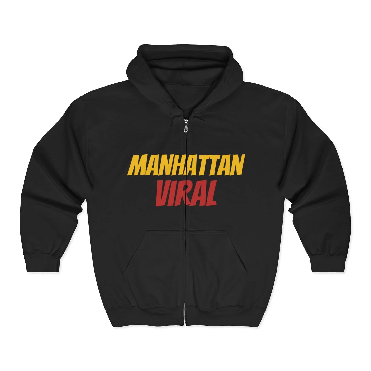 Midtown Hustle Heavy Blend™ Full Zip Hooded Sweatshirt - Manhattan Viral