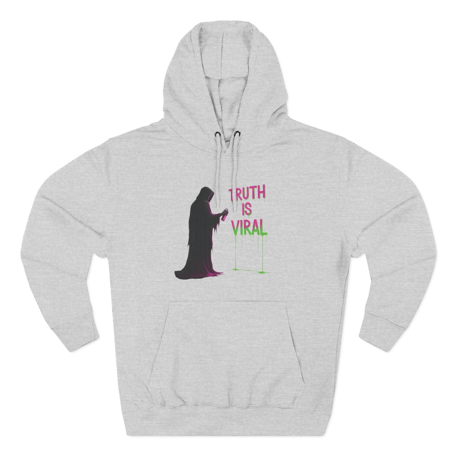 Viral Reaper Three-Panel Cotton Fleece Hoodie