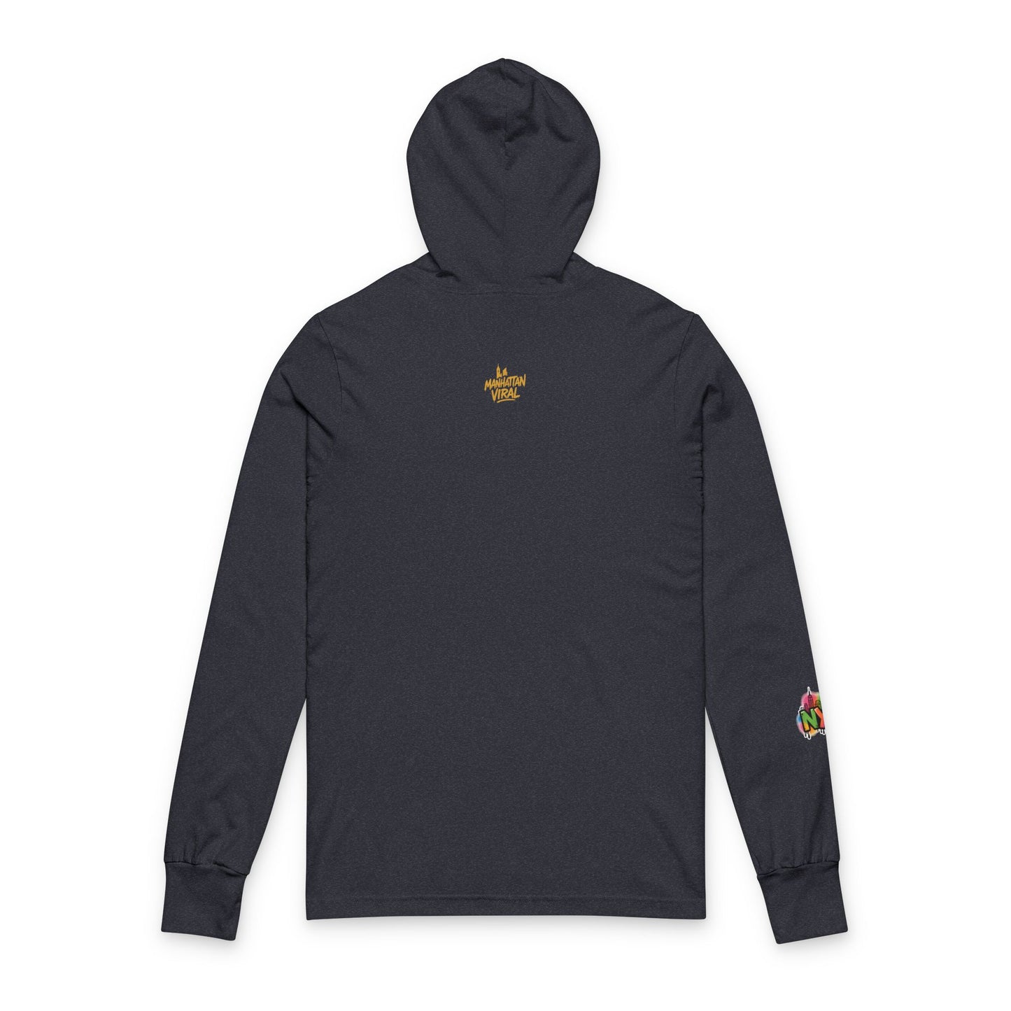 Viral Shield Of Honor Hooded Long Sleeve Tee for Everyday Adventures, Personalized Gift, Family Gatherings, NYC streetwear