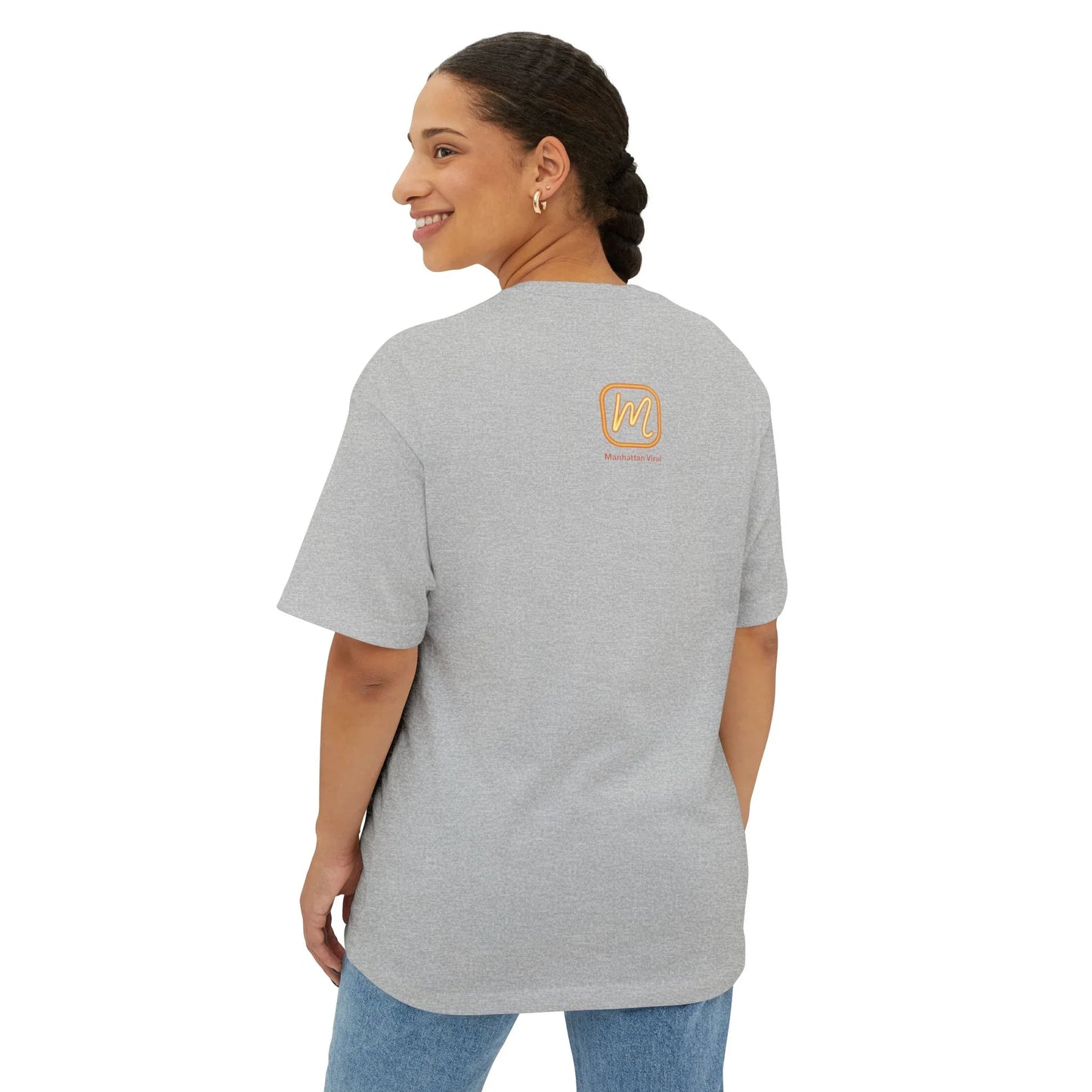 Viral NYC Streets Oversized Boxy Tee - Manhattan Viral