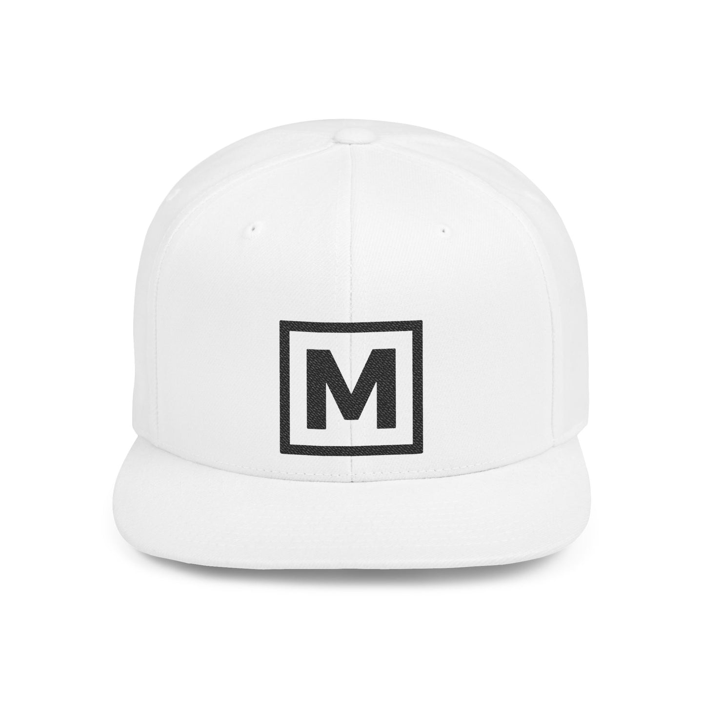 MV Medallion Viral Flat Bill Snapback Cap, Trendy Baseball Hat for Casual Outings, Gift for Dads, Graduations, Streetwear - Manhattan Viral