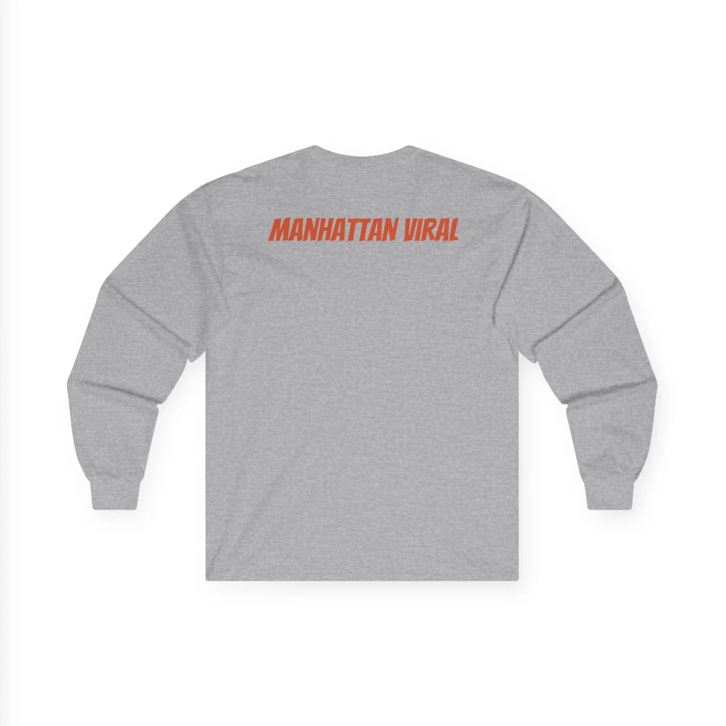 L.E.S Viral Statement Long Sleeve Tee, Casual Wear, Unisex Fashion, Gift for Trendsetters, Stylish Tee for Events, Urban Outfit - Manhattan Viral