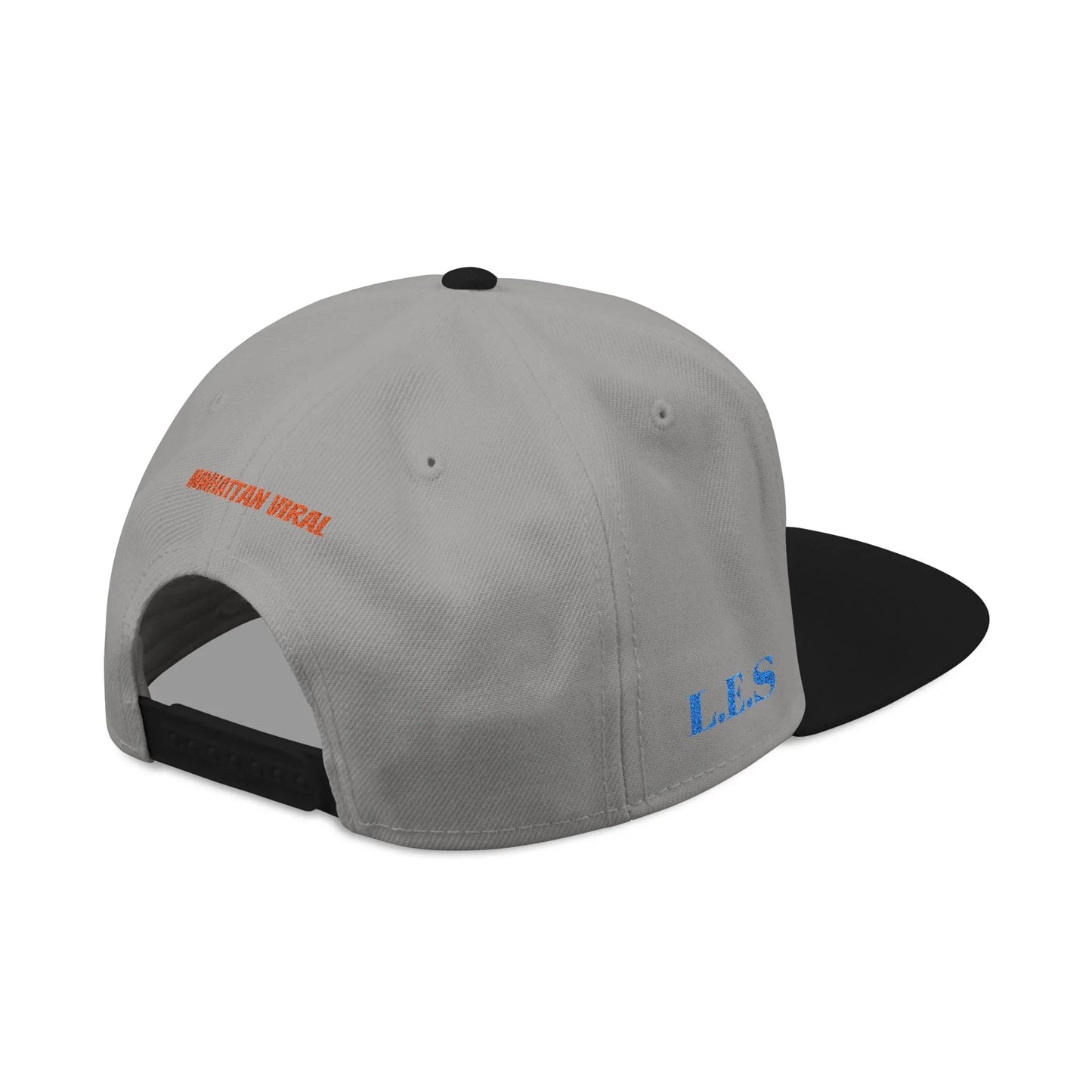 L.E.S Viral Snapback Cap, Trendy Embroidered Hat for Streetwear, Gift for Teenagers, Festivals, Cool Casual Style - Manhattan Viral