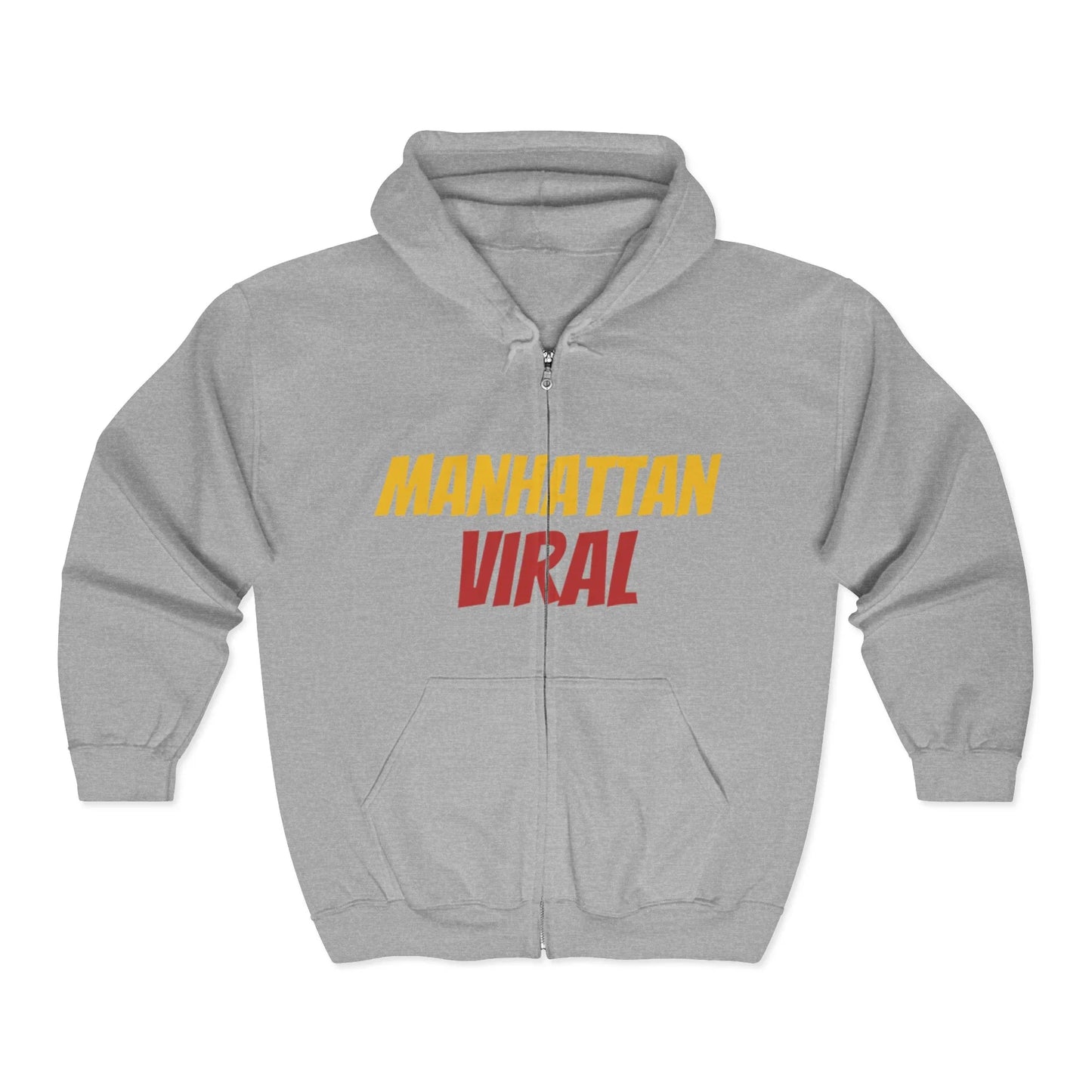 Midtown Hustle Heavy Blend™ Full Zip Hooded Sweatshirt - Manhattan Viral