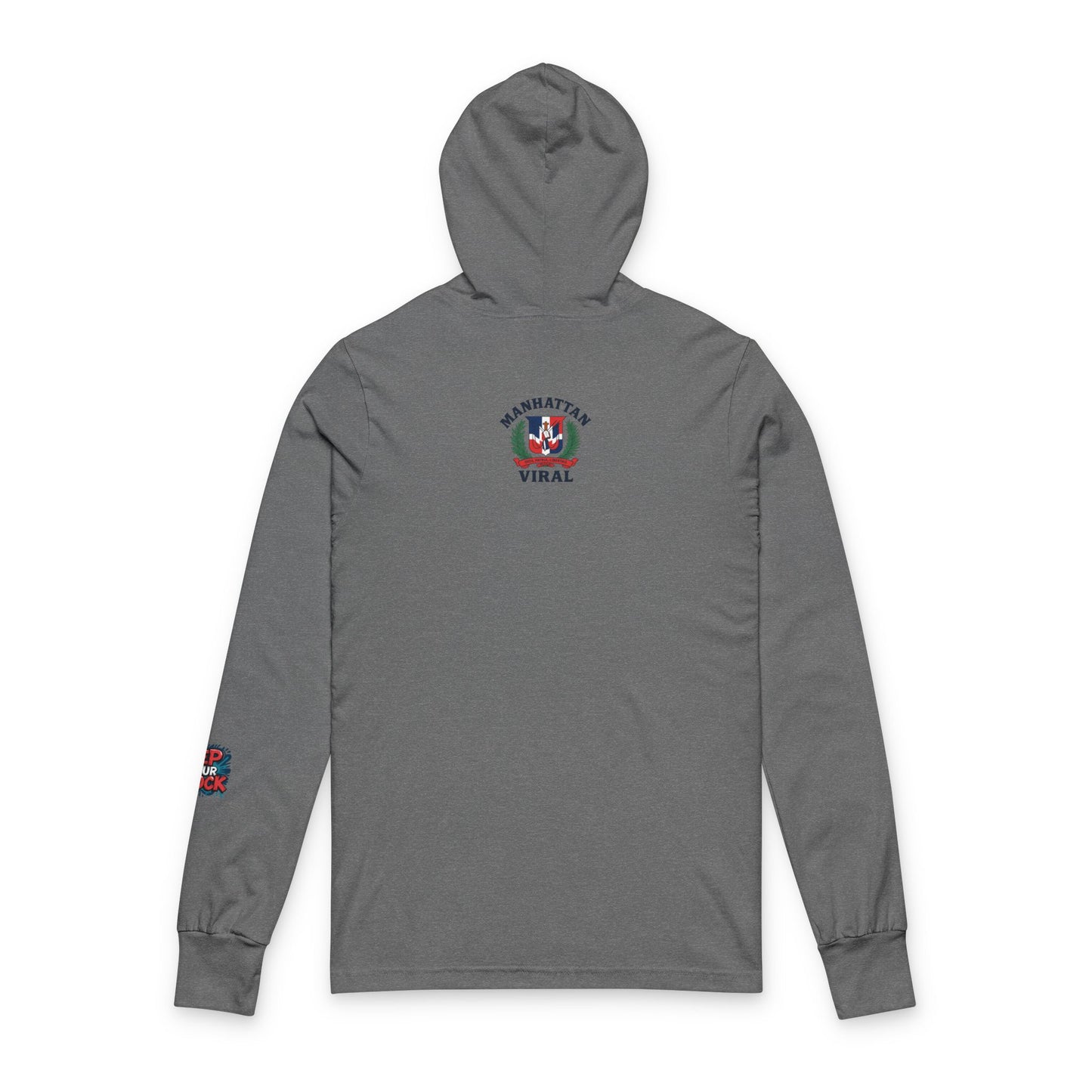 Dominican Samurai Hoodie, Unisex Hooded Long Sleeve Tee, Casual Wear, Streetwear, Geek Culture Merch, Gift for Him/Her, Stylish Layering Top