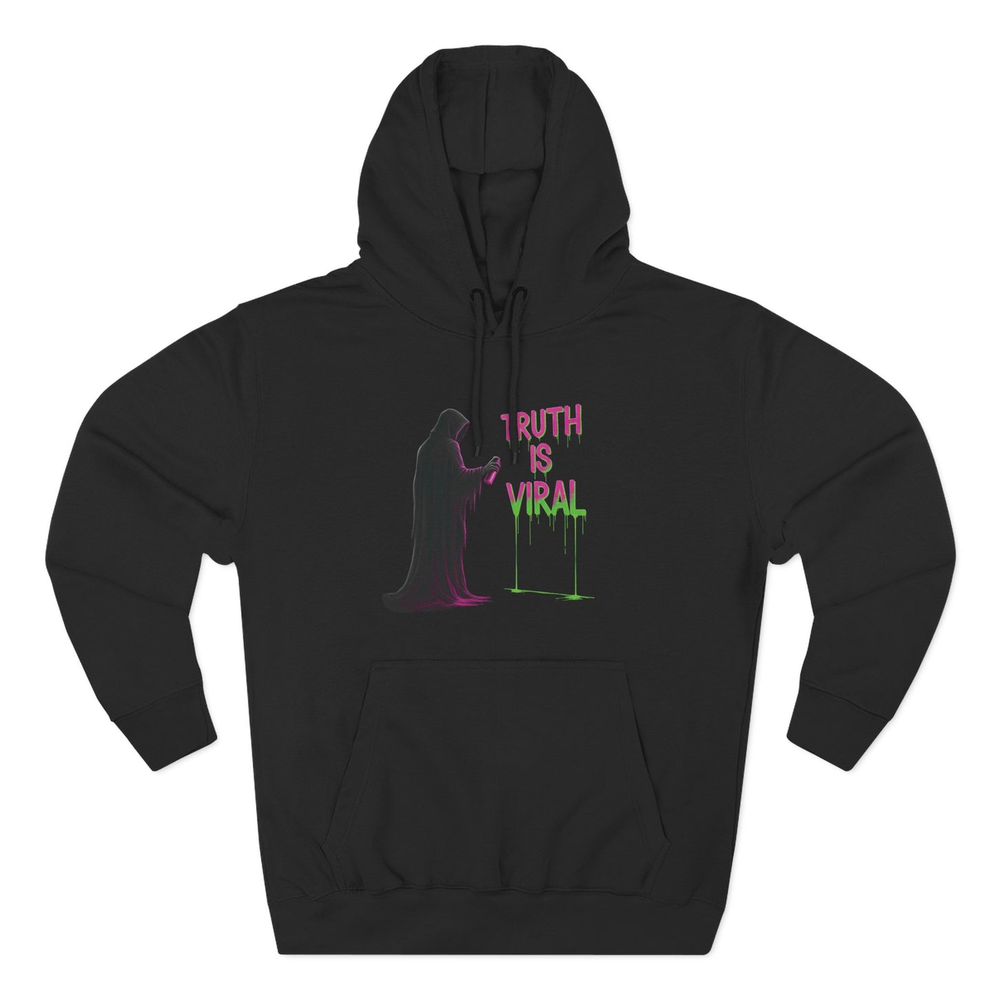 Viral Reaper Three-Panel Cotton Fleece Hoodie
