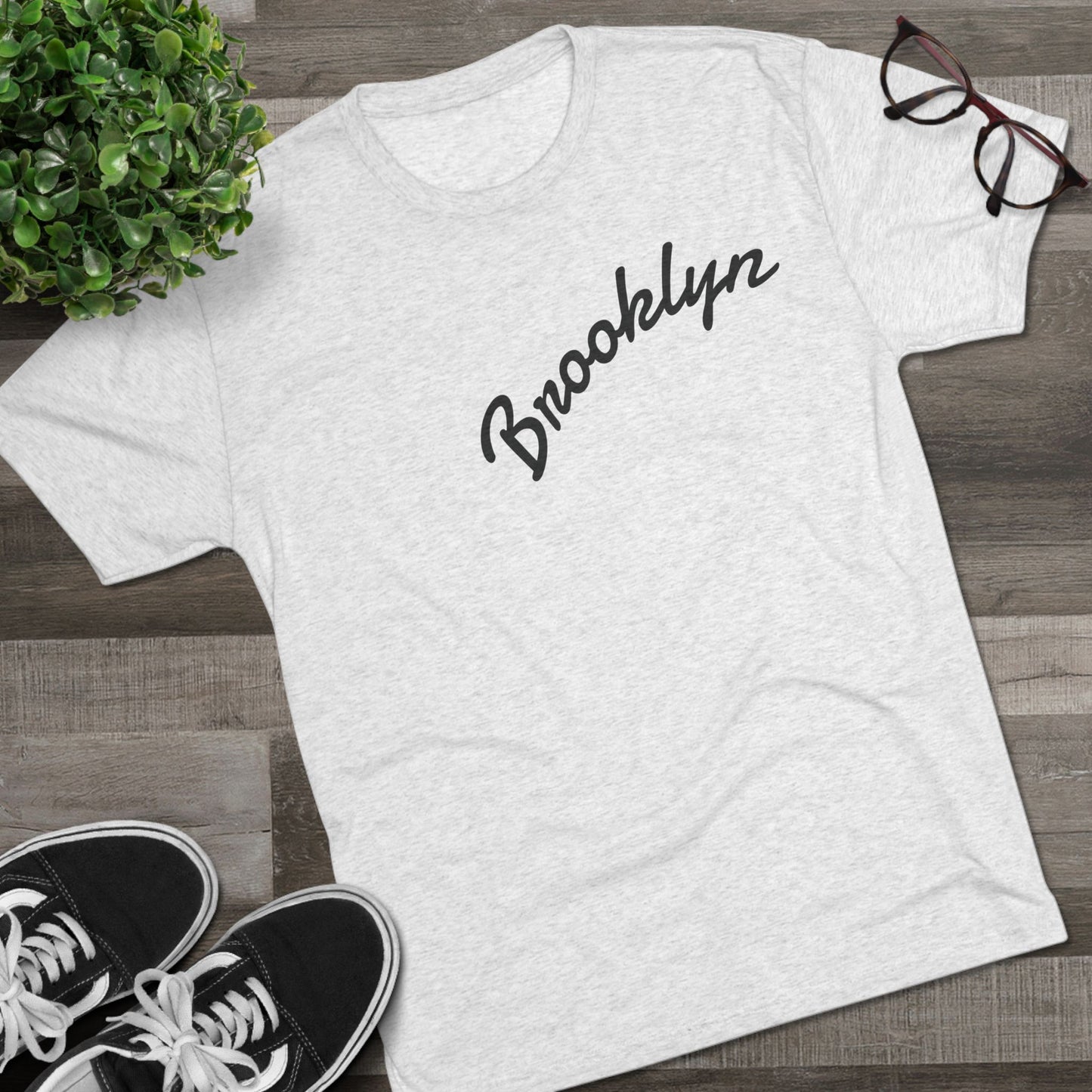 Brooklyn Grind Vibes Crew Tee - Urban Style, Casual Fashion, NYC Streetwear, Gift for Trendsetters, Music Lovers, Travel Enthusiasts