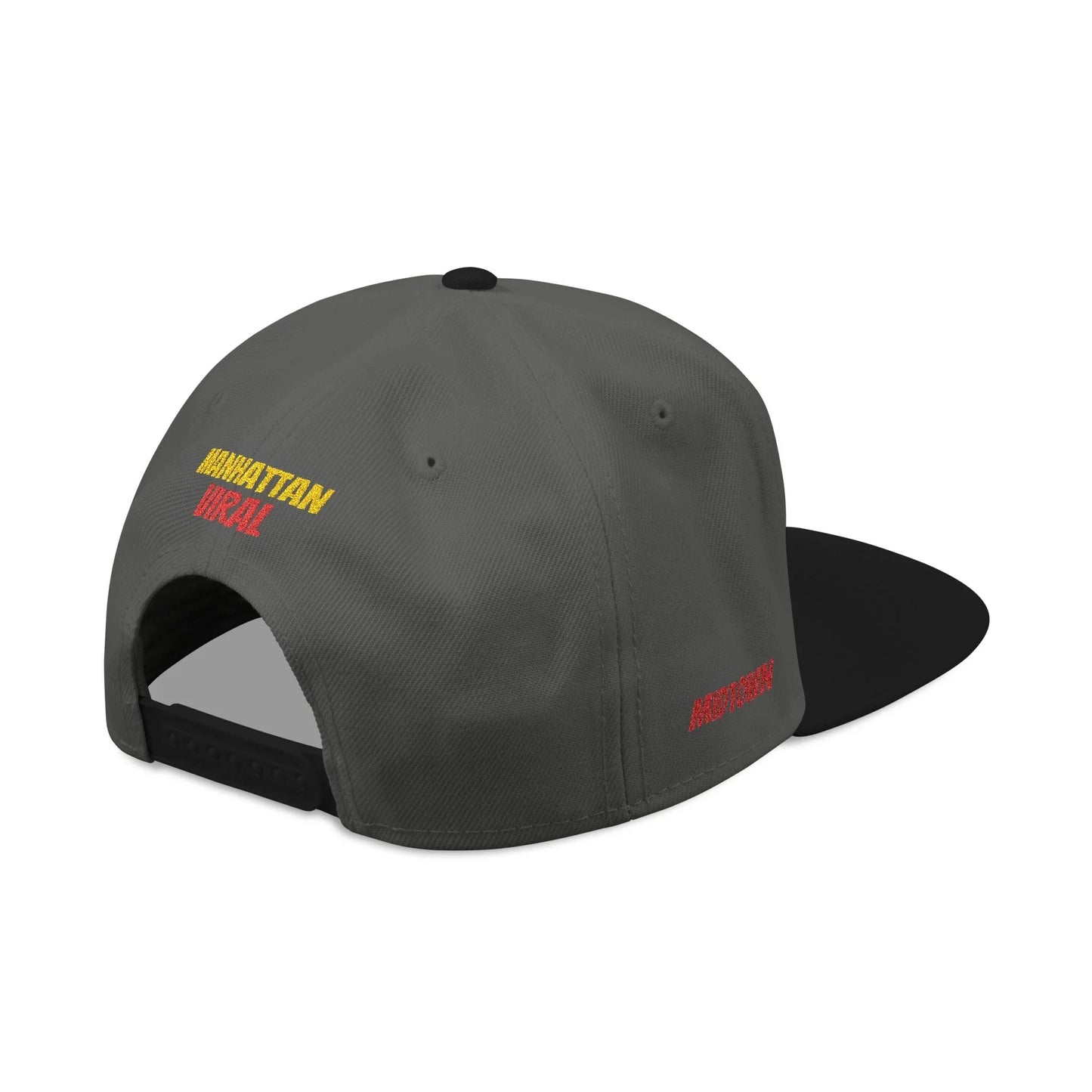 Midtown Hustle Embroidered Snapback Cap, Colorful Hat For NYC Streetwear, Unique Gift for Friends, Casual Accessories - Manhattan Viral