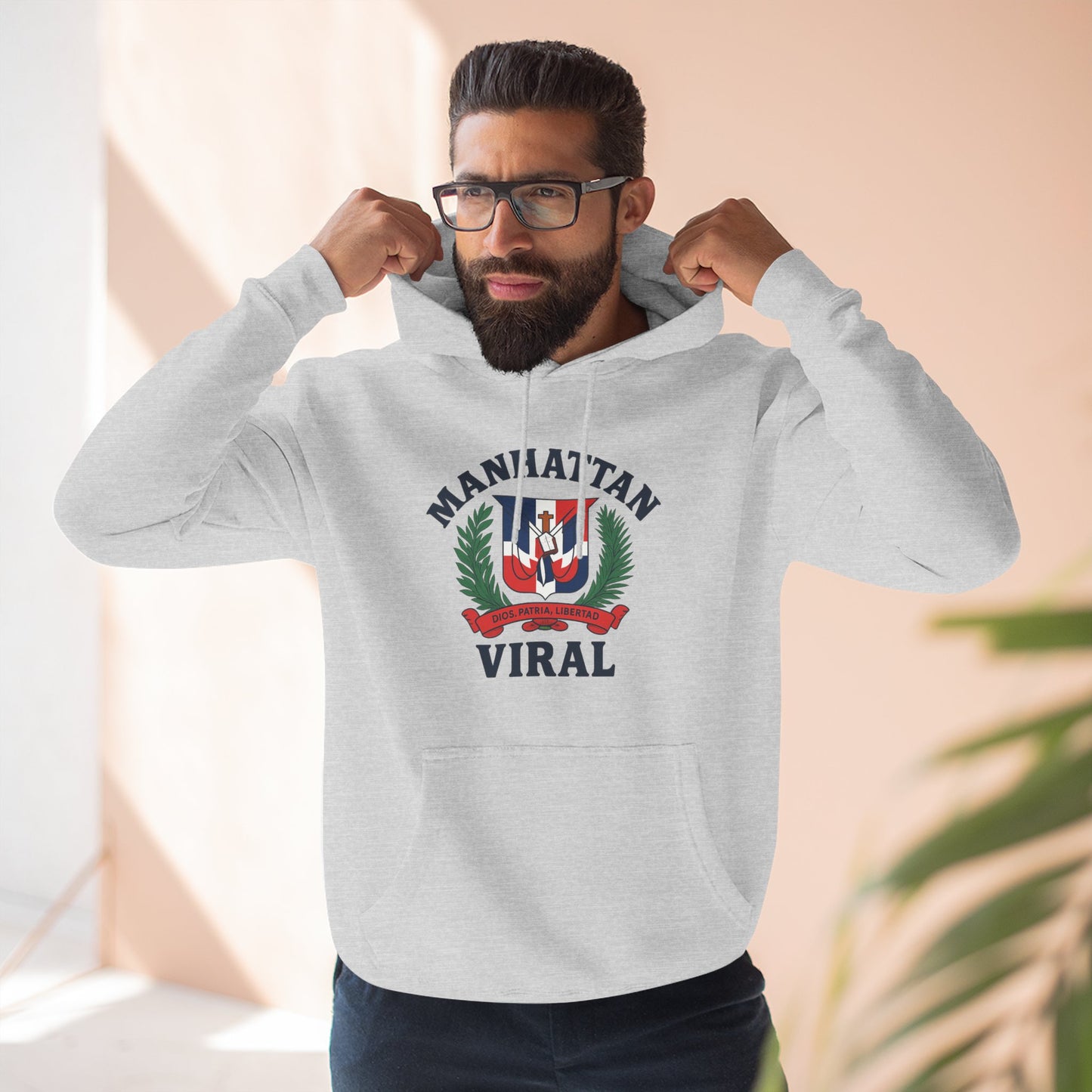 Dominican Viral Fleece Hoodie - Urban Style, Cozy Sweatshirt, Casual Wear, Street Fashion, Gift for Her/Him, Unique Graphic Hoody New Arrival