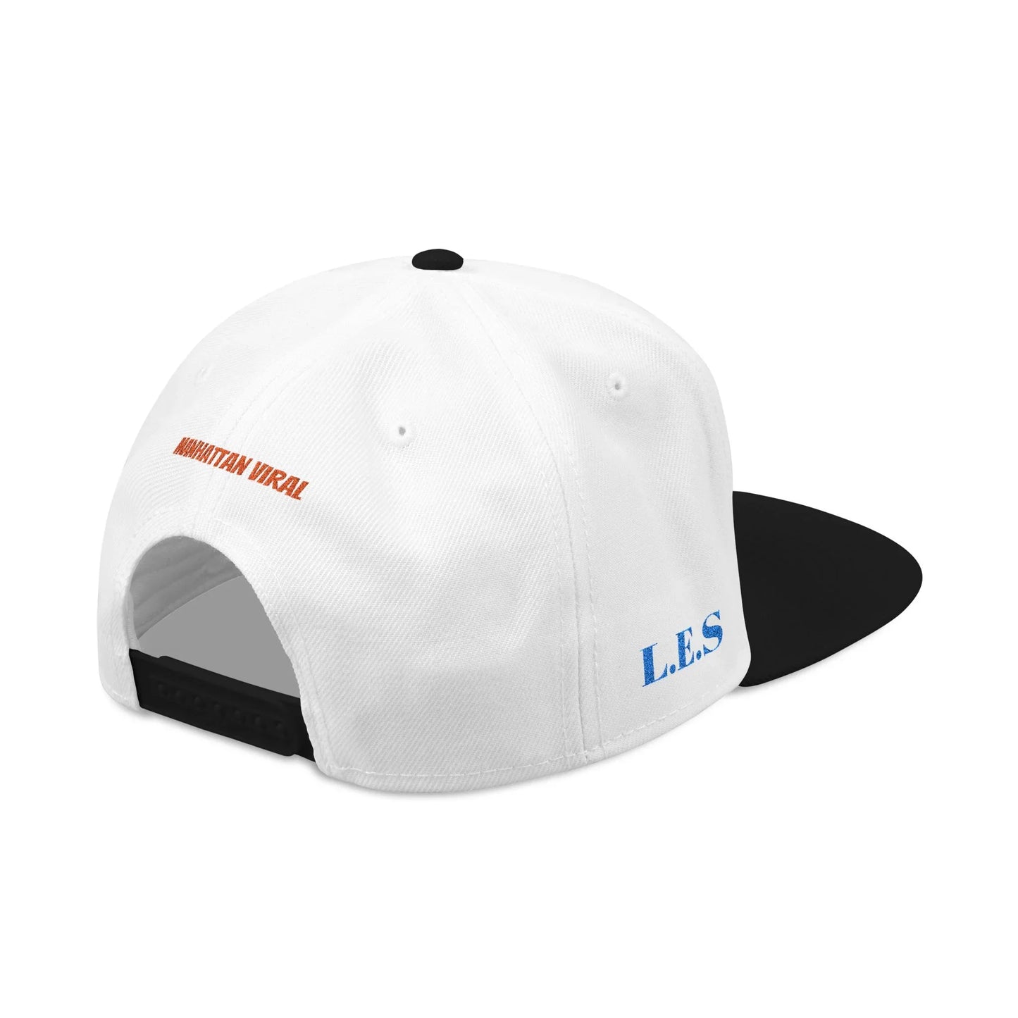 L.E.S Viral Snapback Cap, Trendy Embroidered Hat for Streetwear, Gift for Teenagers, Festivals, Cool Casual Style - Manhattan Viral