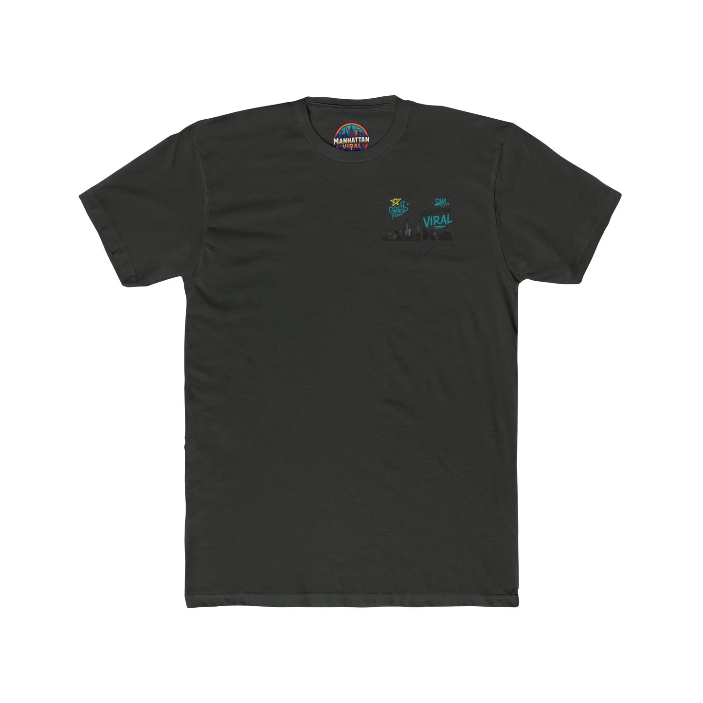 Uptown Shift Viral Cityscape Tee - Trendy Cotton T-Shirt for Casual Wear, Gifts for Friends, TikTok Fans, Urban Style, Everyday Comfort - Manhattan Viral