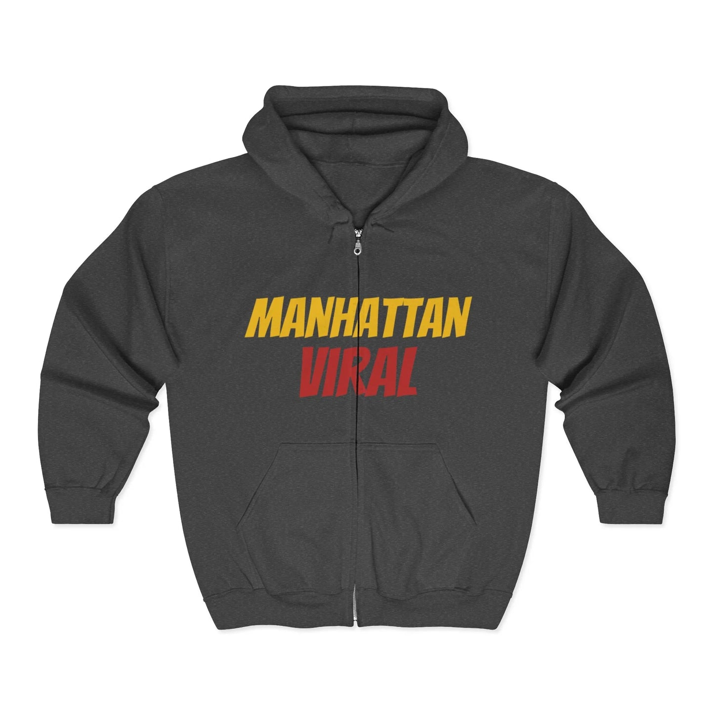 Midtown Hustle Heavy Blend™ Full Zip Hooded Sweatshirt - Manhattan Viral