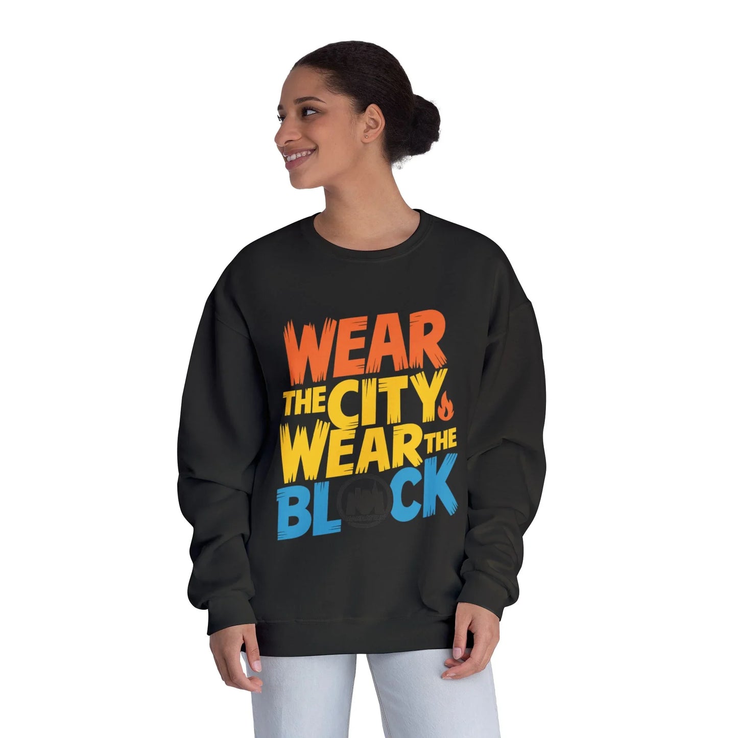 Wear Your City Crewneck Sweatshirt | Cozy Streetwear, Perfect Gift for City Lovers, Everyday Comfort, NYC Inspired Fashion - Manhattan Viral