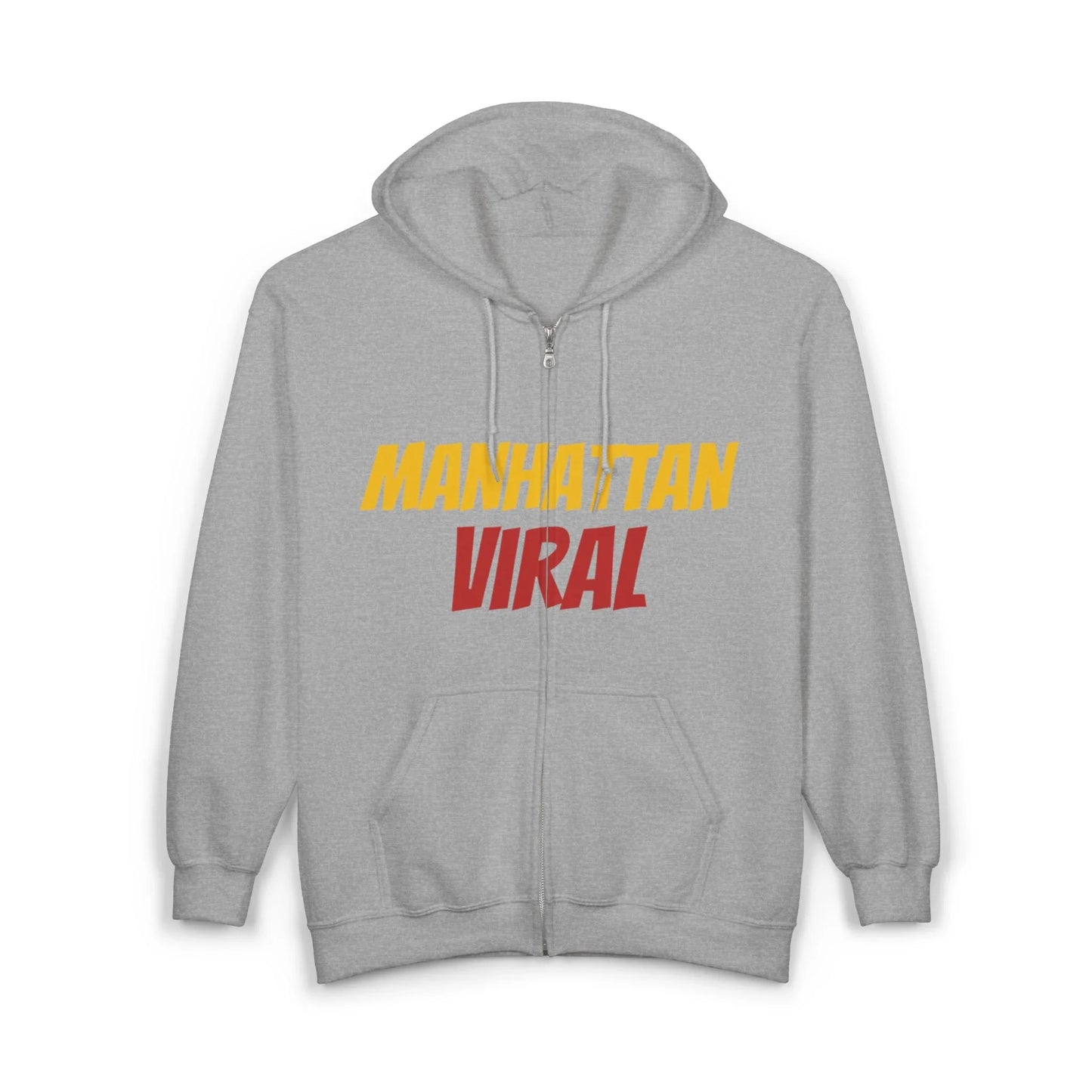 Midtown Hustle Heavy Blend™ Full Zip Hooded Sweatshirt - Manhattan Viral