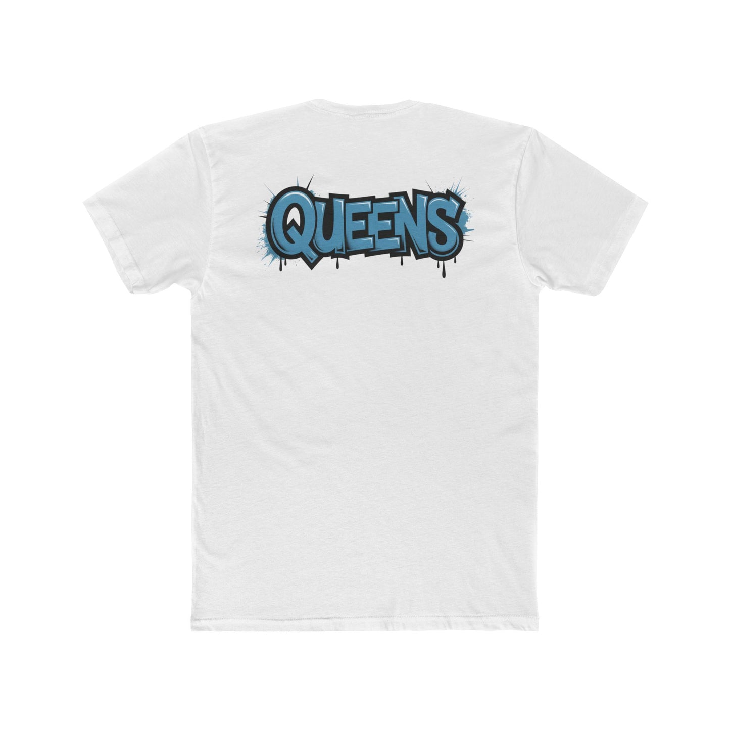 Queens Graphic Tee, Unisex Cotton Crew Tee, NYC Gift, Streetwear Style, Urban Fashion, Casual Wear