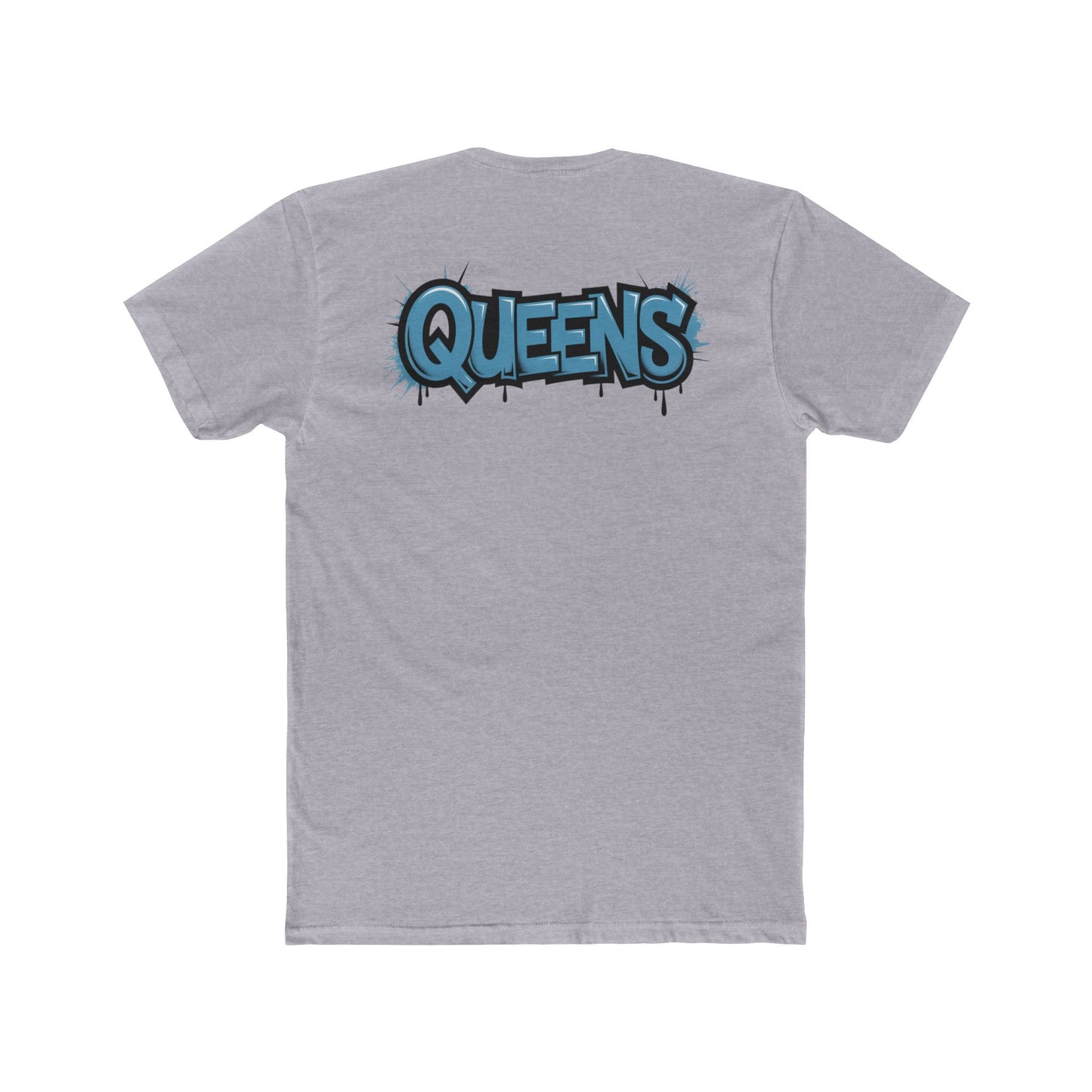 Queens Graphic Tee, Unisex Cotton Crew Tee, NYC Gift, Streetwear Style, Urban Fashion, Casual Wear