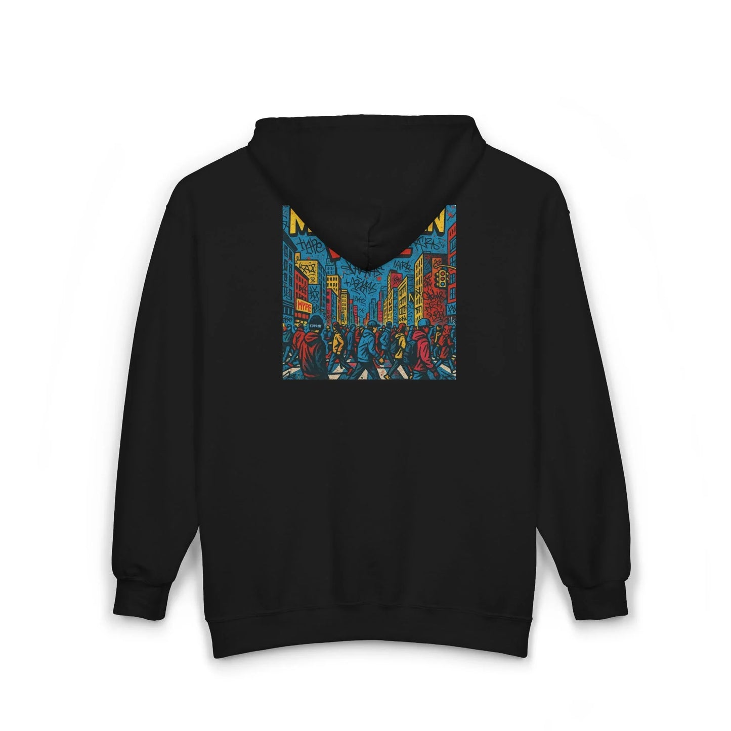 Midtown Hustle Heavy Blend™ Full Zip Hooded Sweatshirt - Manhattan Viral