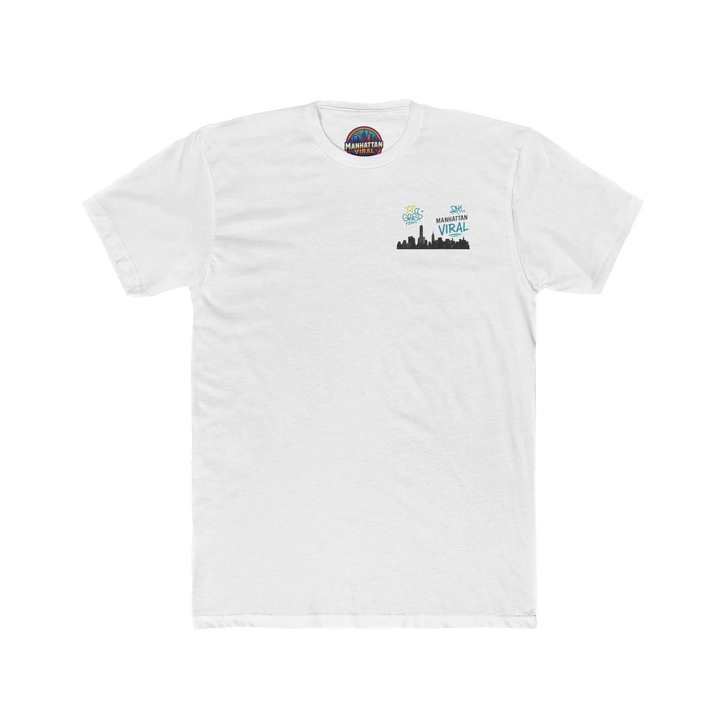 Uptown Shift Viral Cityscape Tee - Trendy Cotton T-Shirt for Casual Wear, Gifts for Friends, TikTok Fans, Urban Style, Everyday Comfort - Manhattan Viral