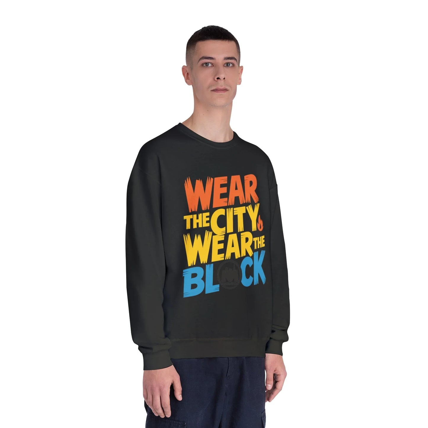 Wear Your City Crewneck Sweatshirt | Cozy Streetwear, Perfect Gift for City Lovers, Everyday Comfort, NYC Inspired Fashion - Manhattan Viral