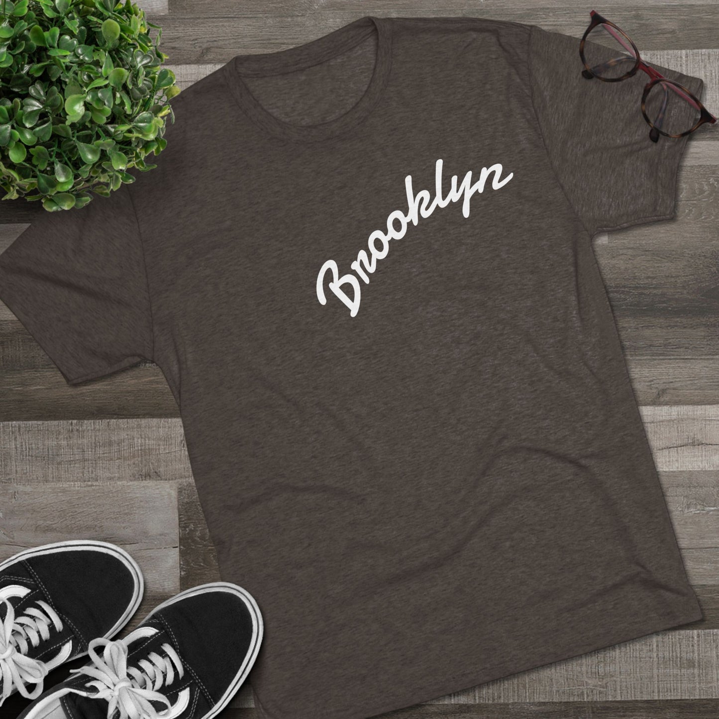 Brooklyn Grind Vibes Crew Tee - Urban Style, Casual Fashion, NYC Streetwear, Gift for Trendsetters, Music Lovers, Travel Enthusiasts