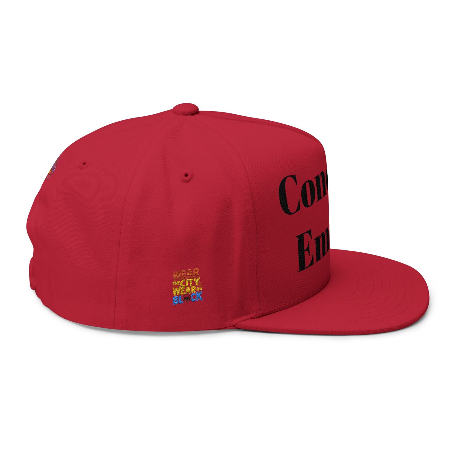 Concrete Empire Flat Bill Cap - Concrete Empire Embroidered Hat