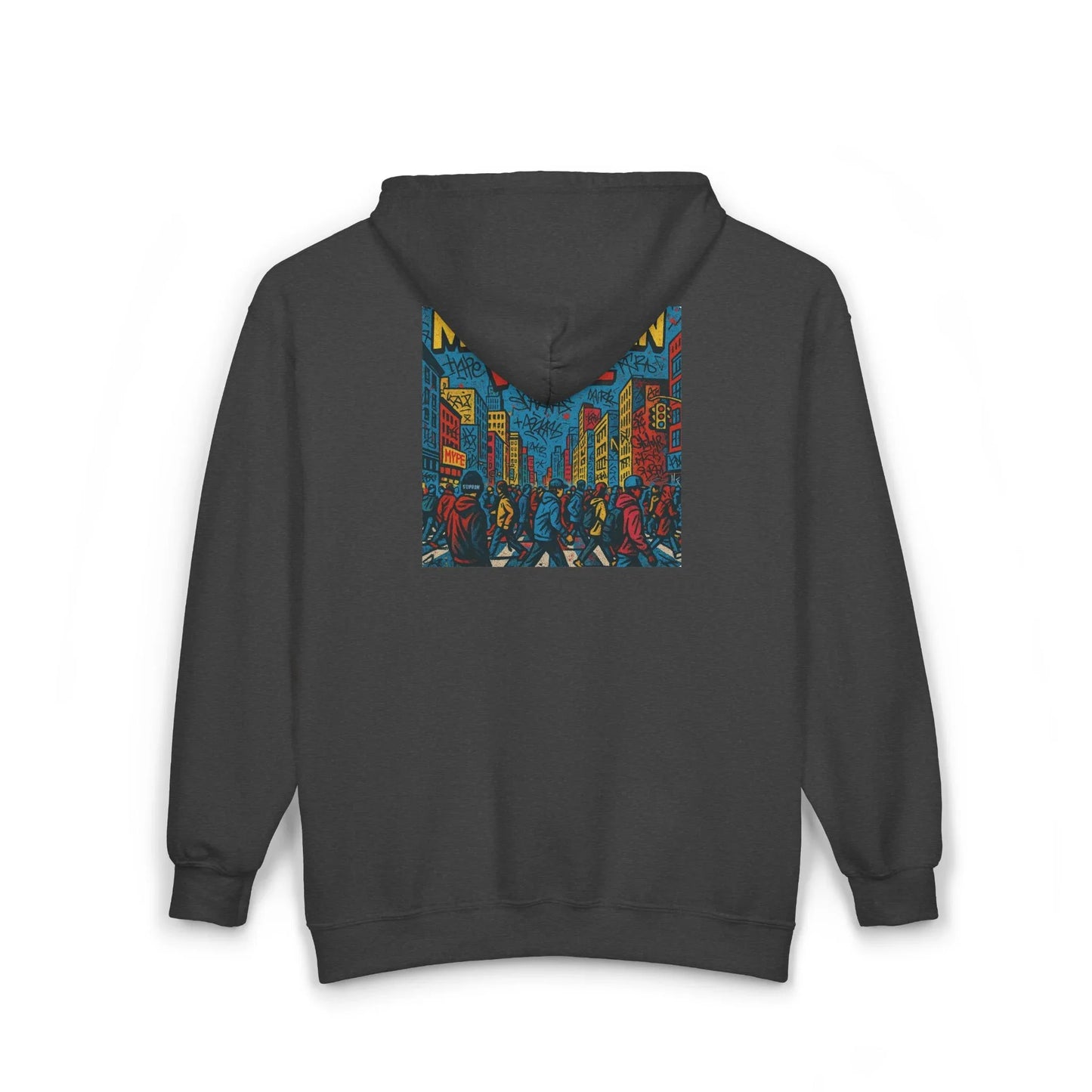 Midtown Hustle Heavy Blend™ Full Zip Hooded Sweatshirt - Manhattan Viral