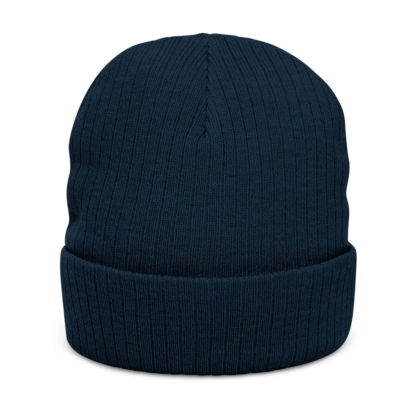 MV Medallion Ribbed Knit Beanie - Premium Embroidered Winter Hat | Manhattan Viral