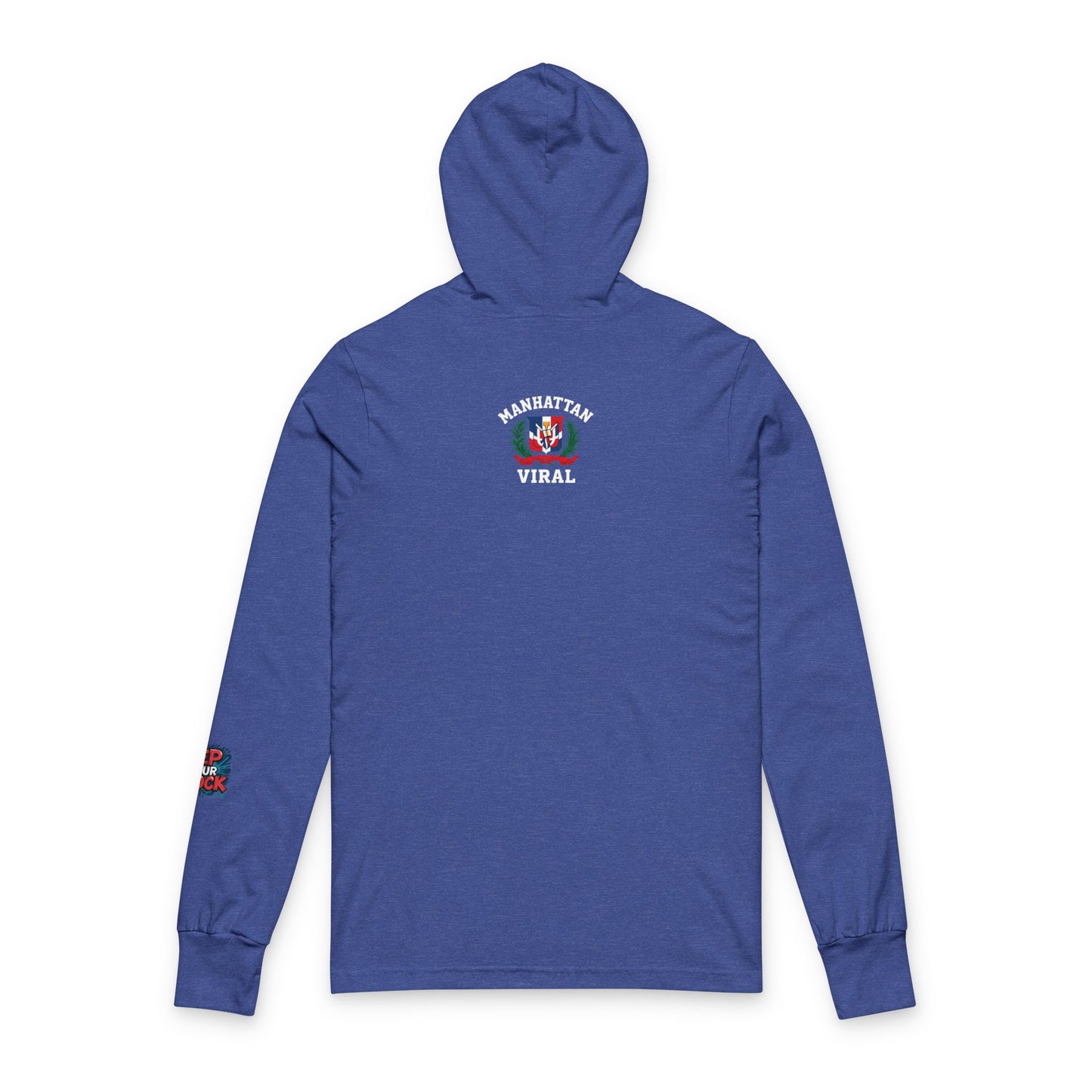Dominican Samurai Hoodie, Unisex Hooded Long Sleeve Tee, Casual Wear, Streetwear, Geek Culture Merch, Gift for Him/Her, Stylish Layering Top