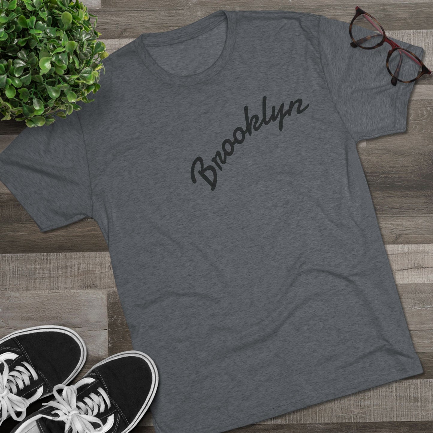 Brooklyn Grind Vibes Crew Tee - Urban Style, Casual Fashion, NYC Streetwear, Gift for Trendsetters, Music Lovers, Travel Enthusiasts